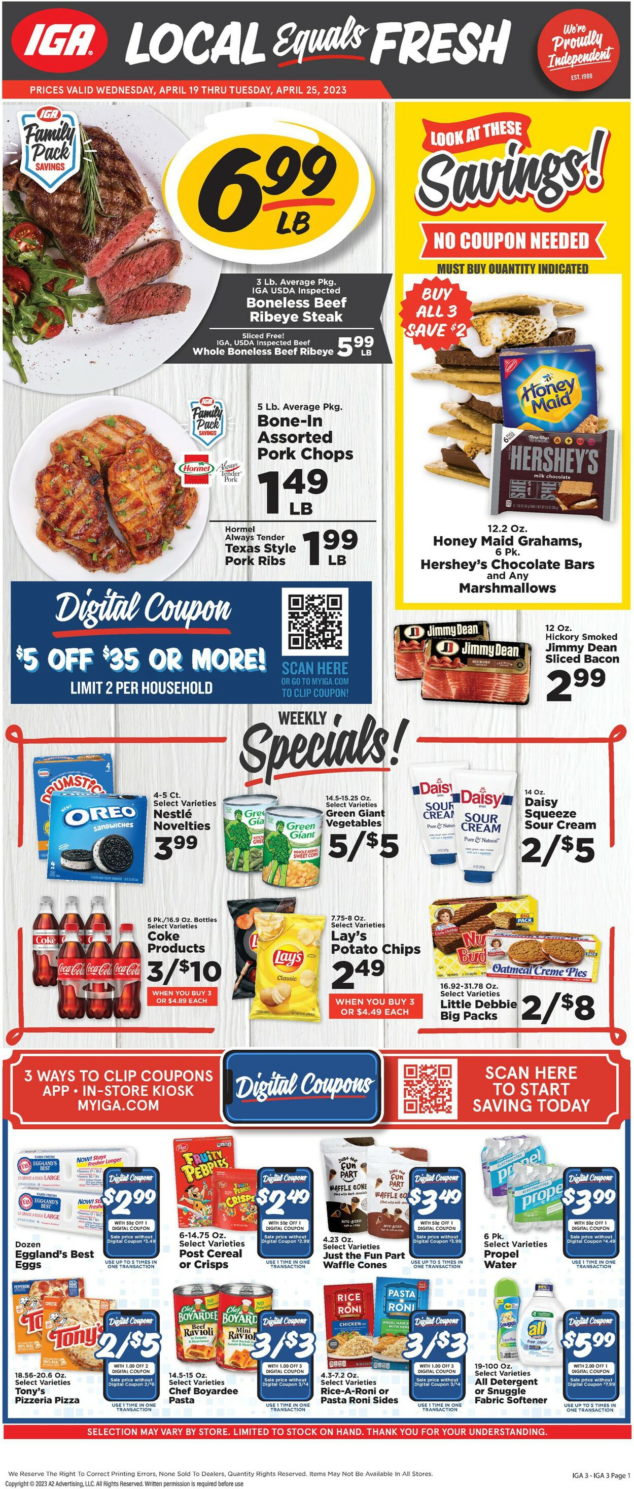 IGA Ad from 04/19/2023