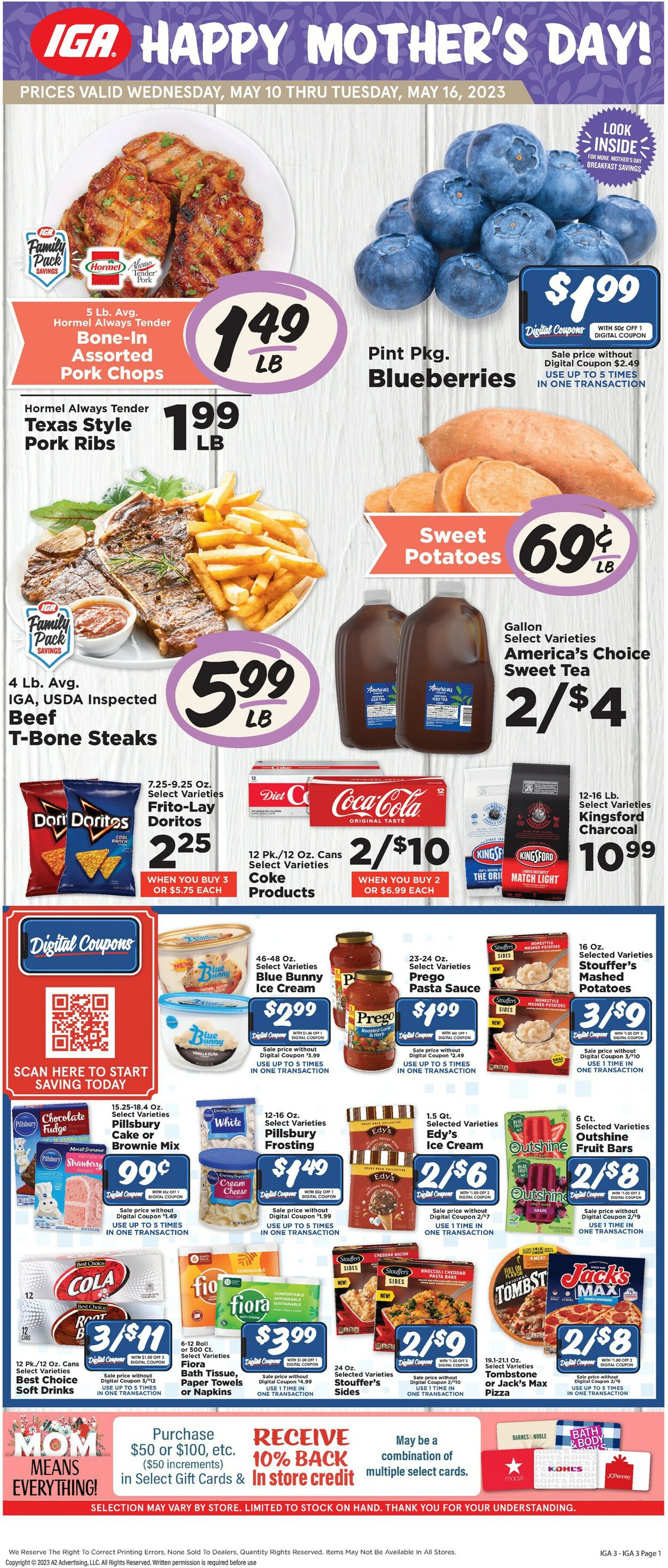IGA Ad from 05/10/2023