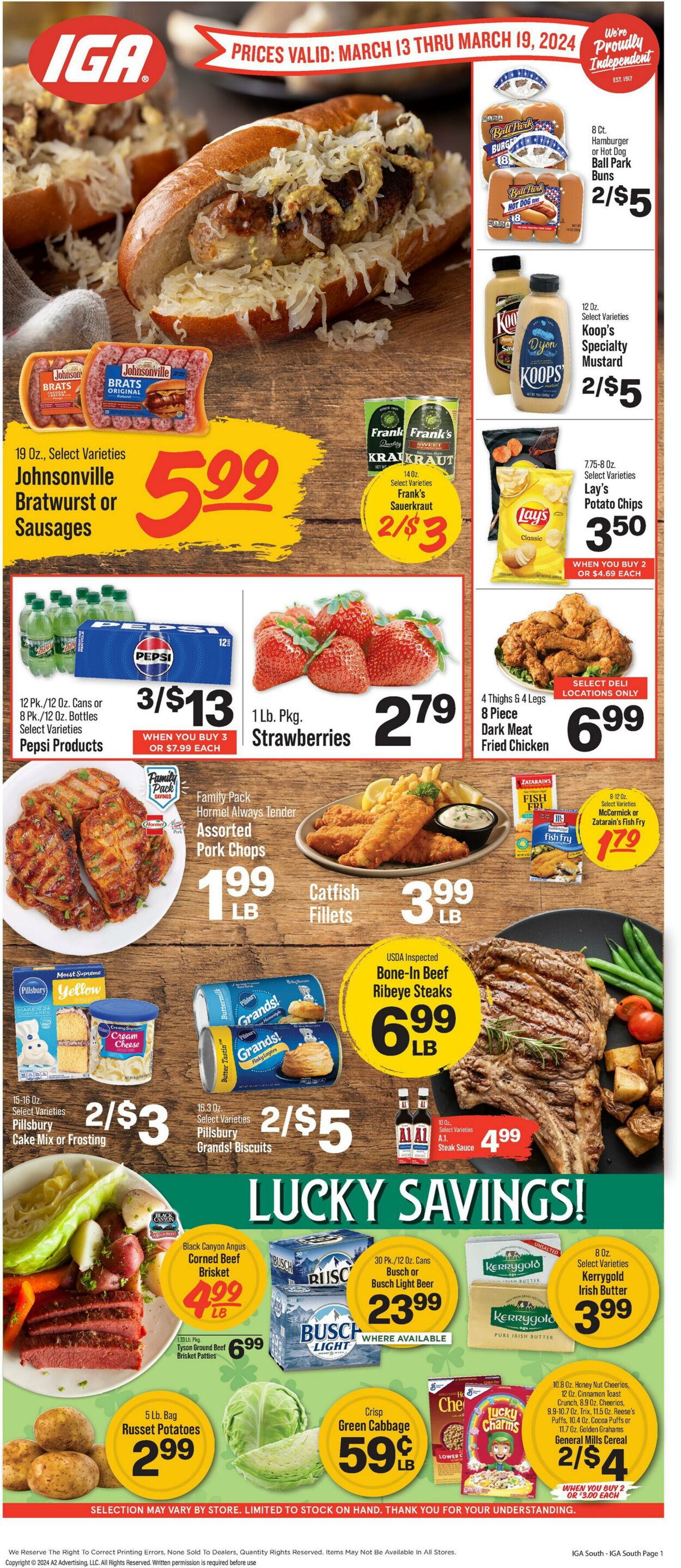 IGA Ad from 03/13/2024