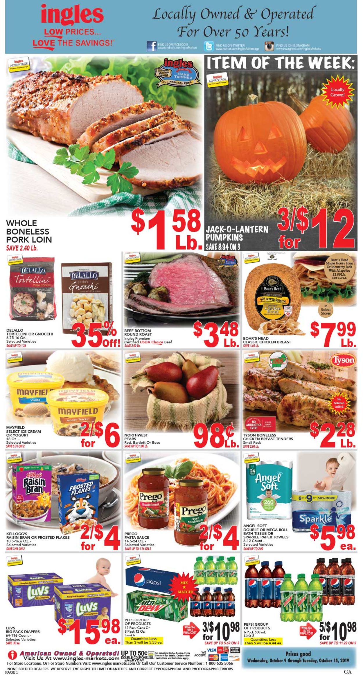 Ingles Ad from 10/09/2019