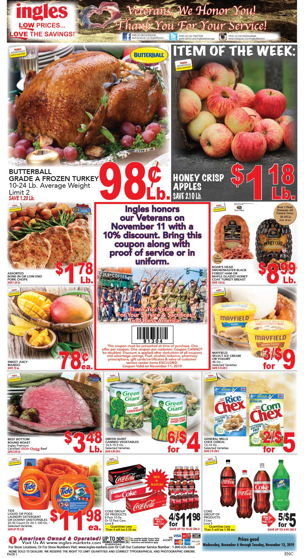 Ingles Ad from 11/06/2019