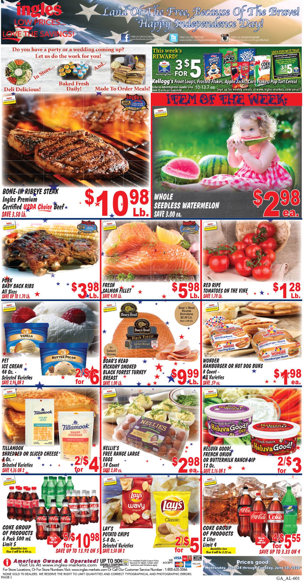 Ingles Ad from 06/24/2020