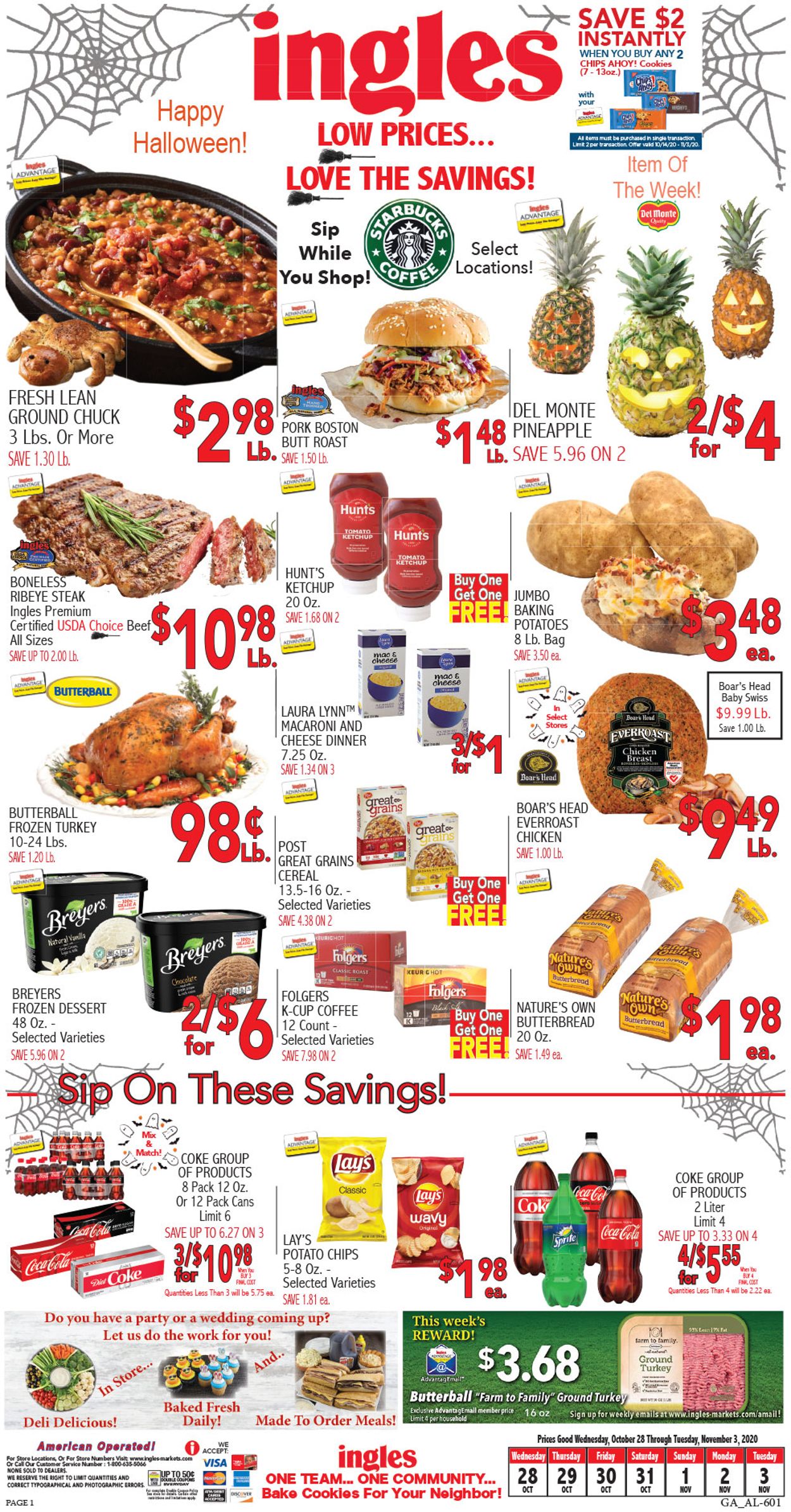 Ingles Ad from 10/28/2020