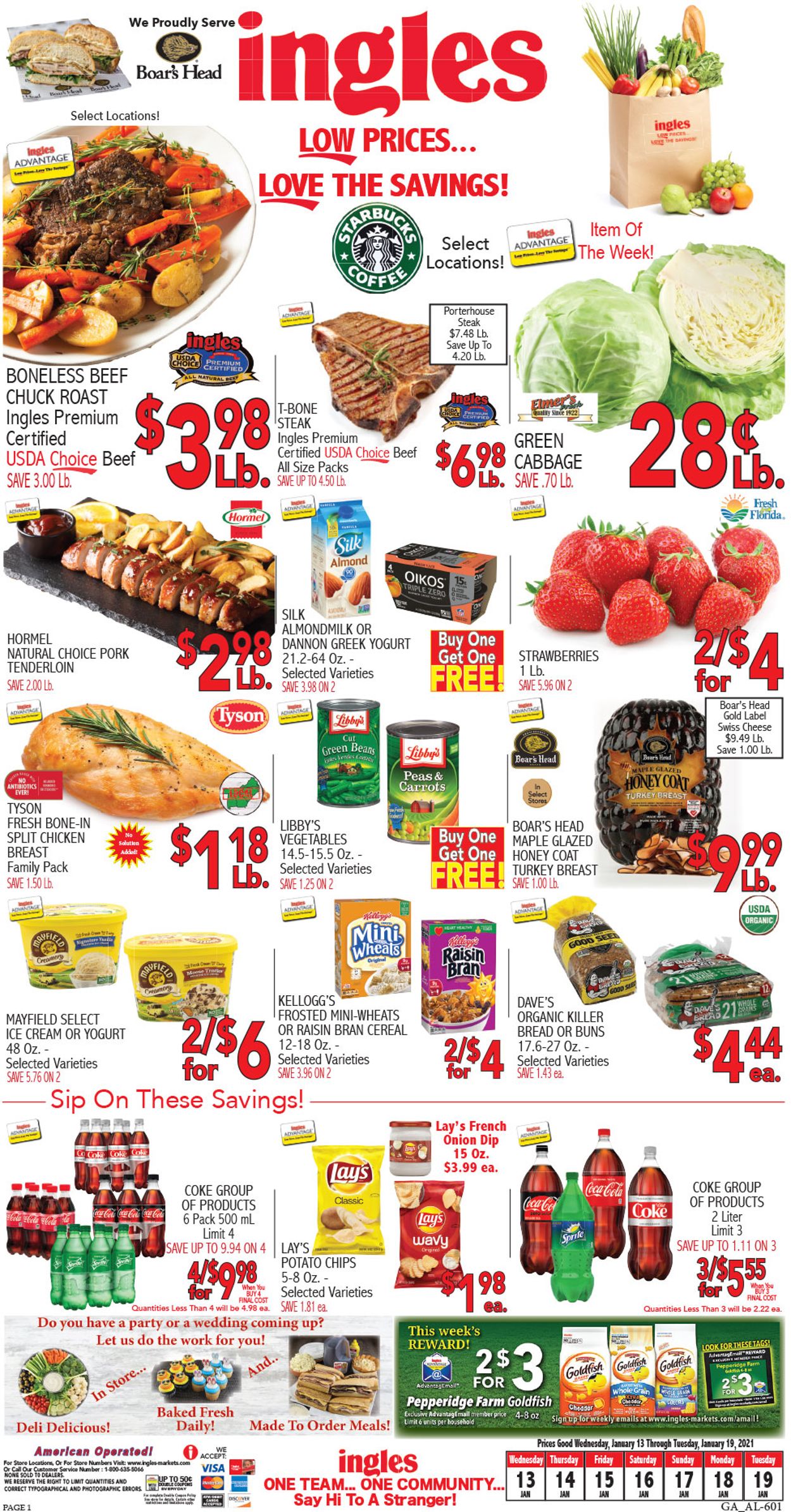 Ingles Ad from 01/13/2021
