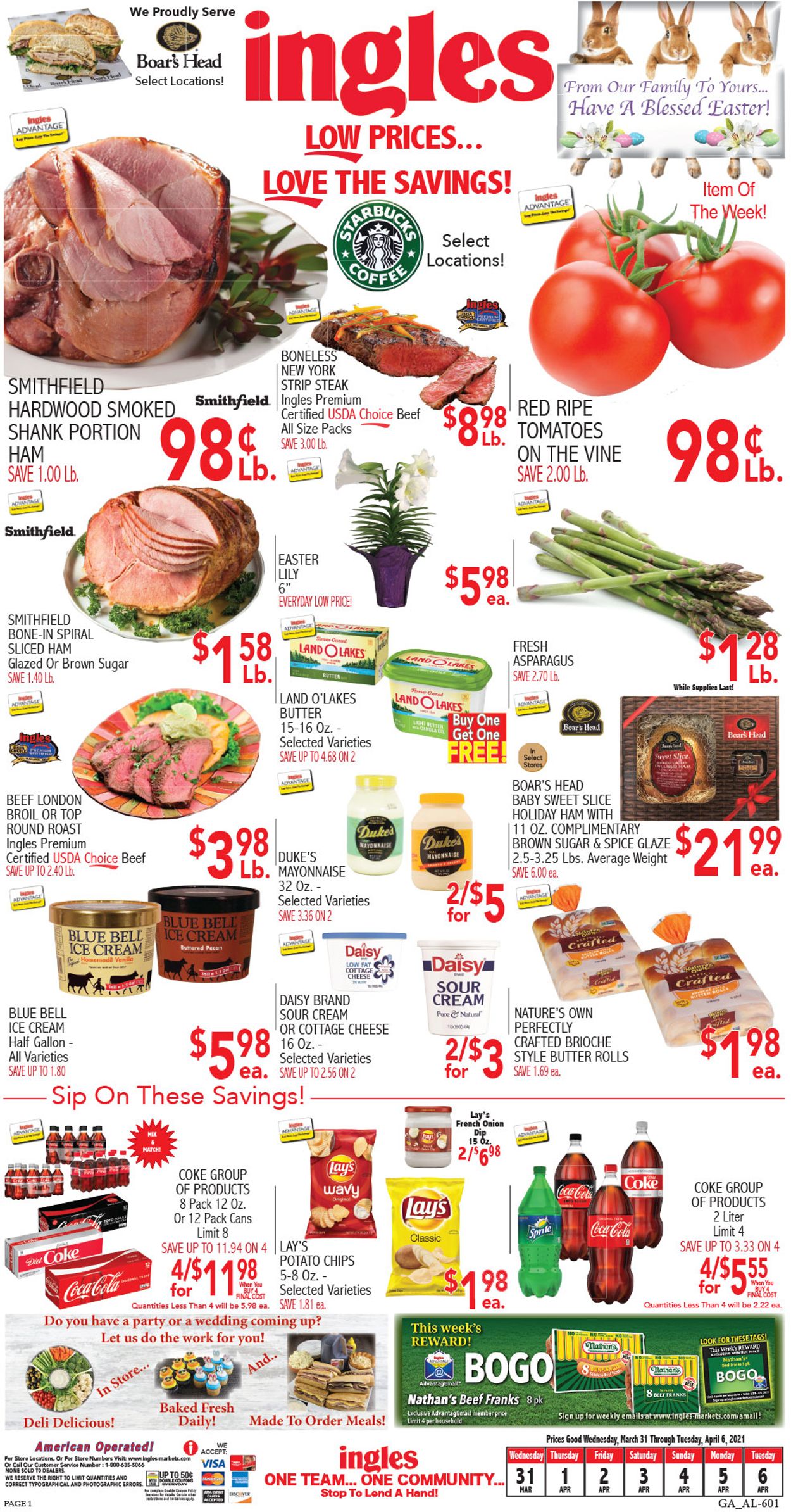 Ingles Ad from 03/31/2021