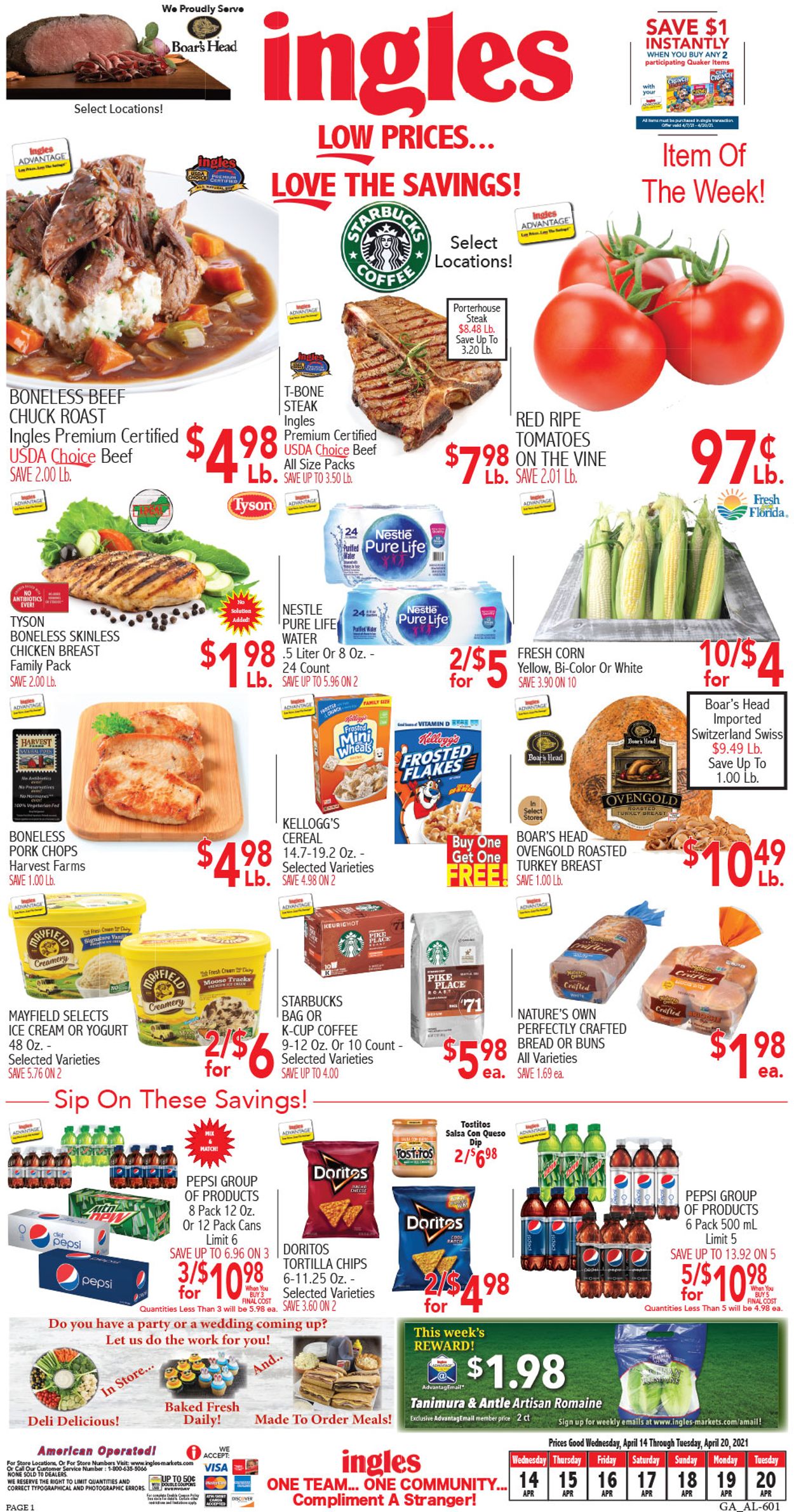 Ingles Ad from 04/14/2021