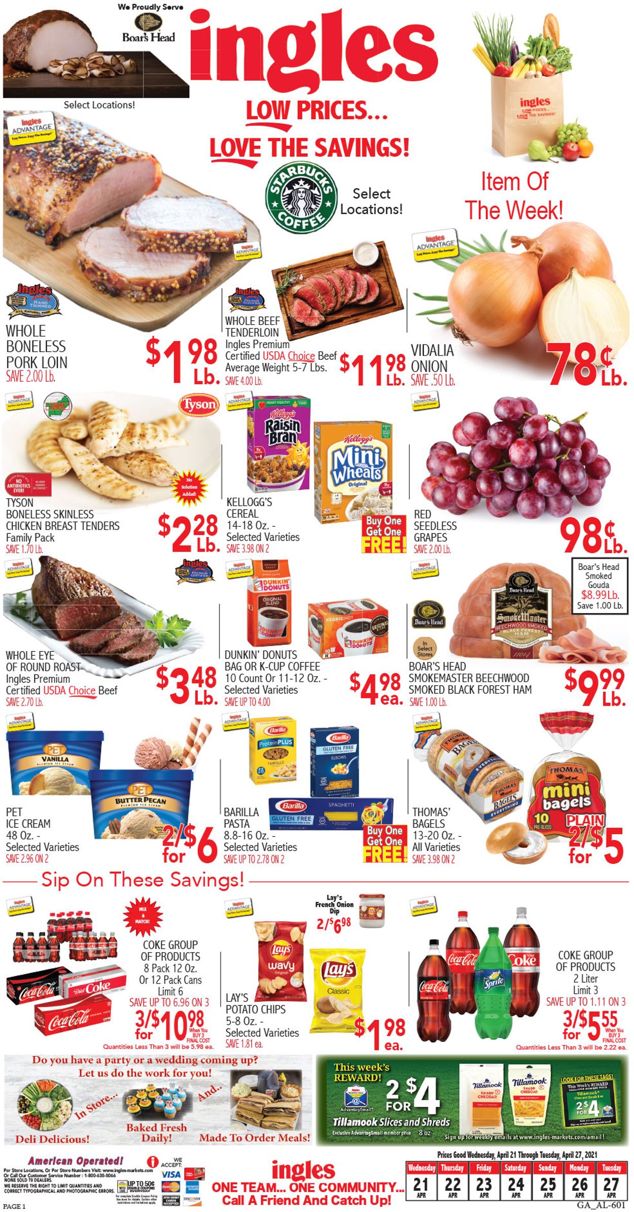 Ingles Ad from 04/21/2021