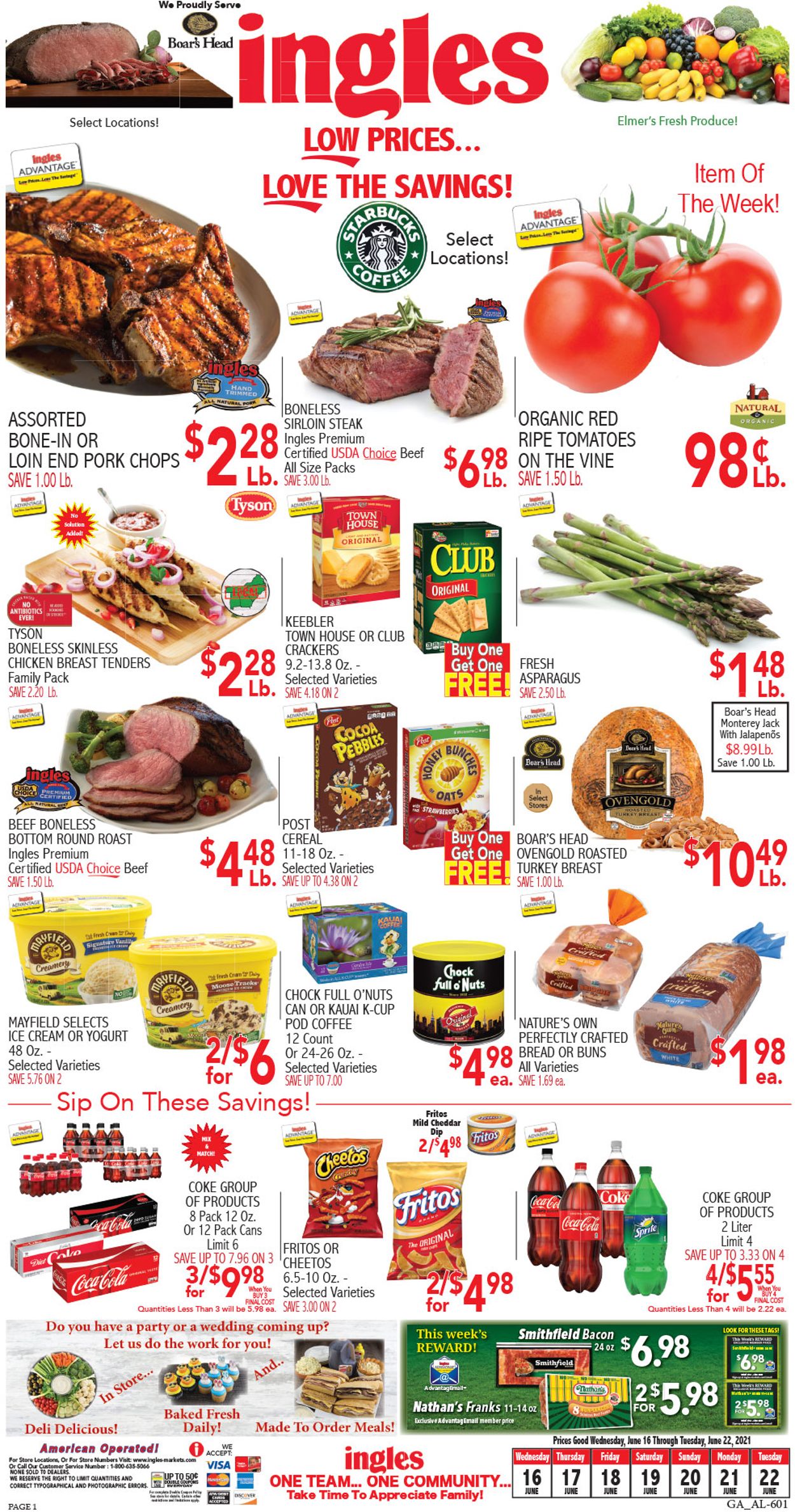 Ingles Ad from 06/16/2021