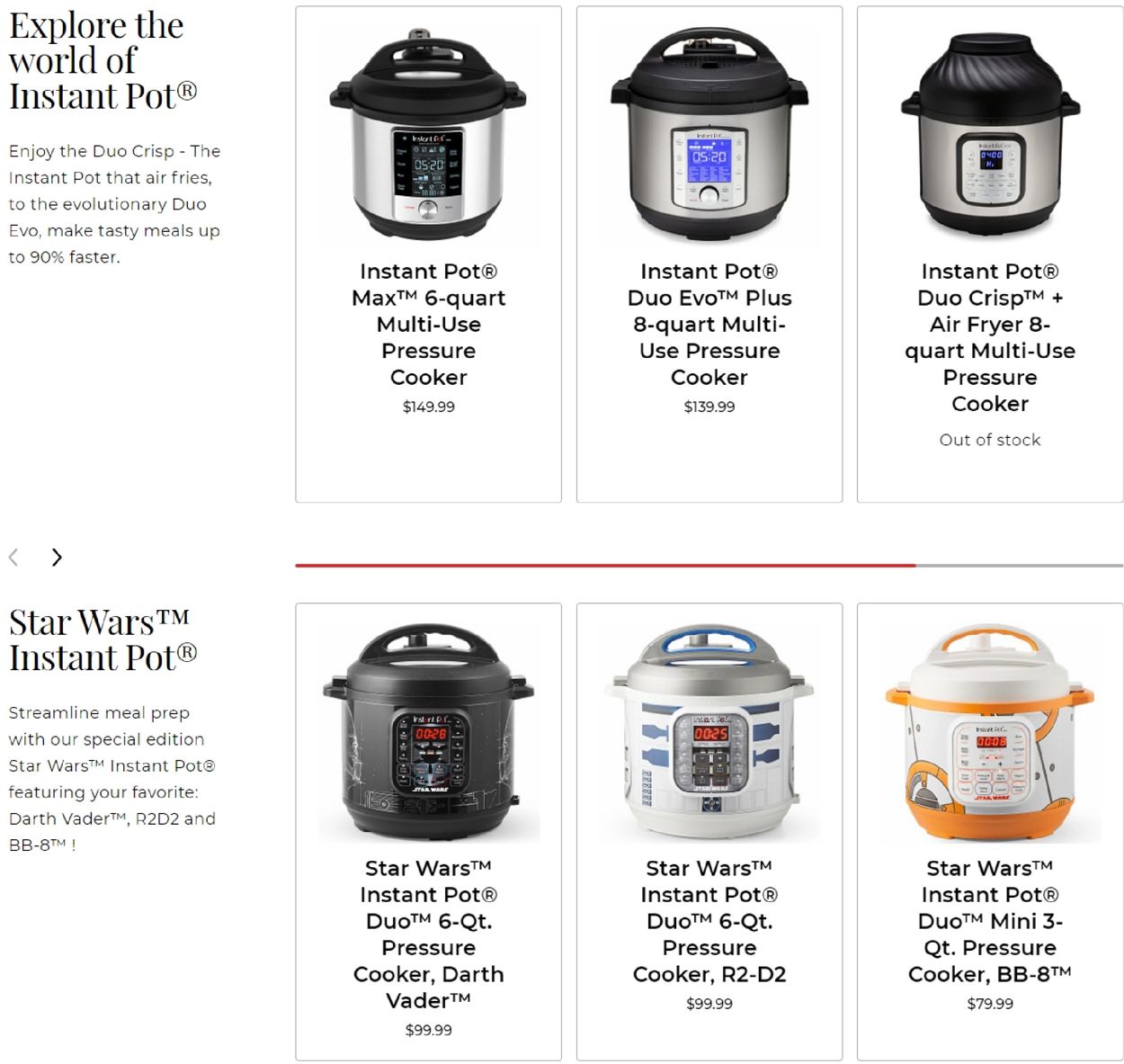 Instant Pot Ad from 11/14/2020