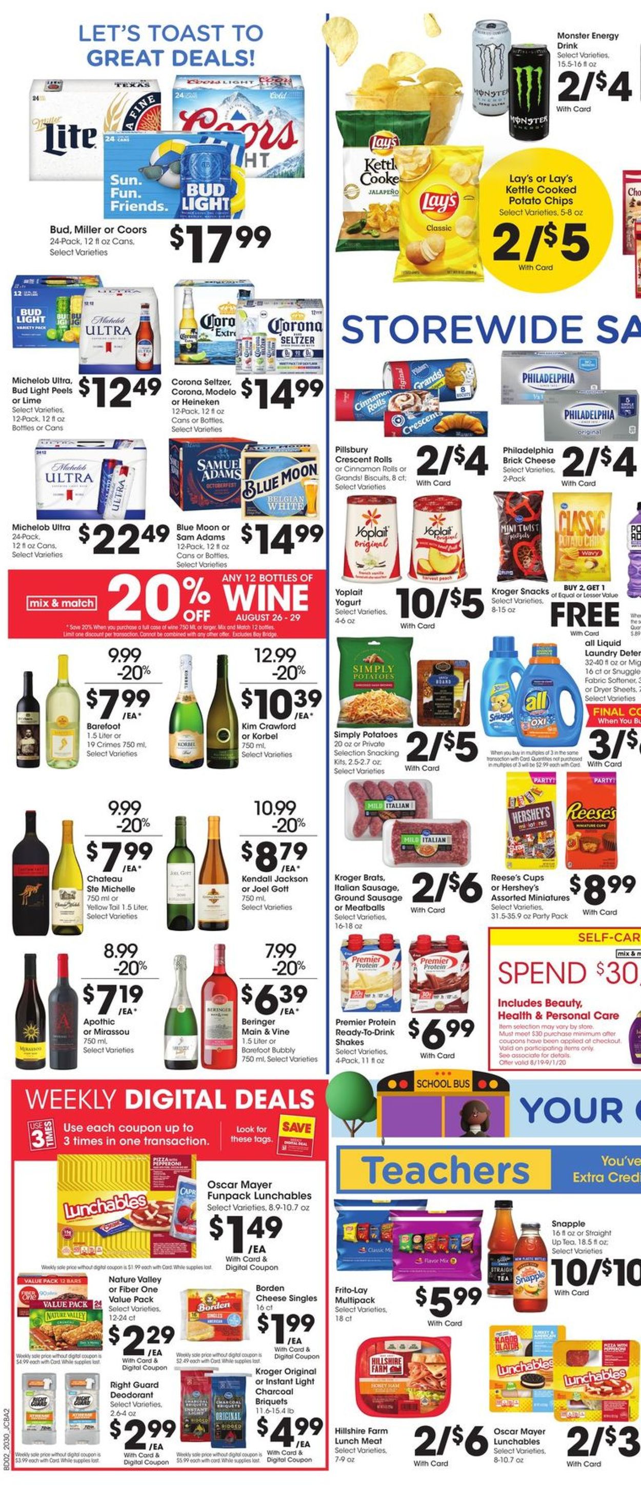 Jay C Food Stores Ad from 08/26/2020