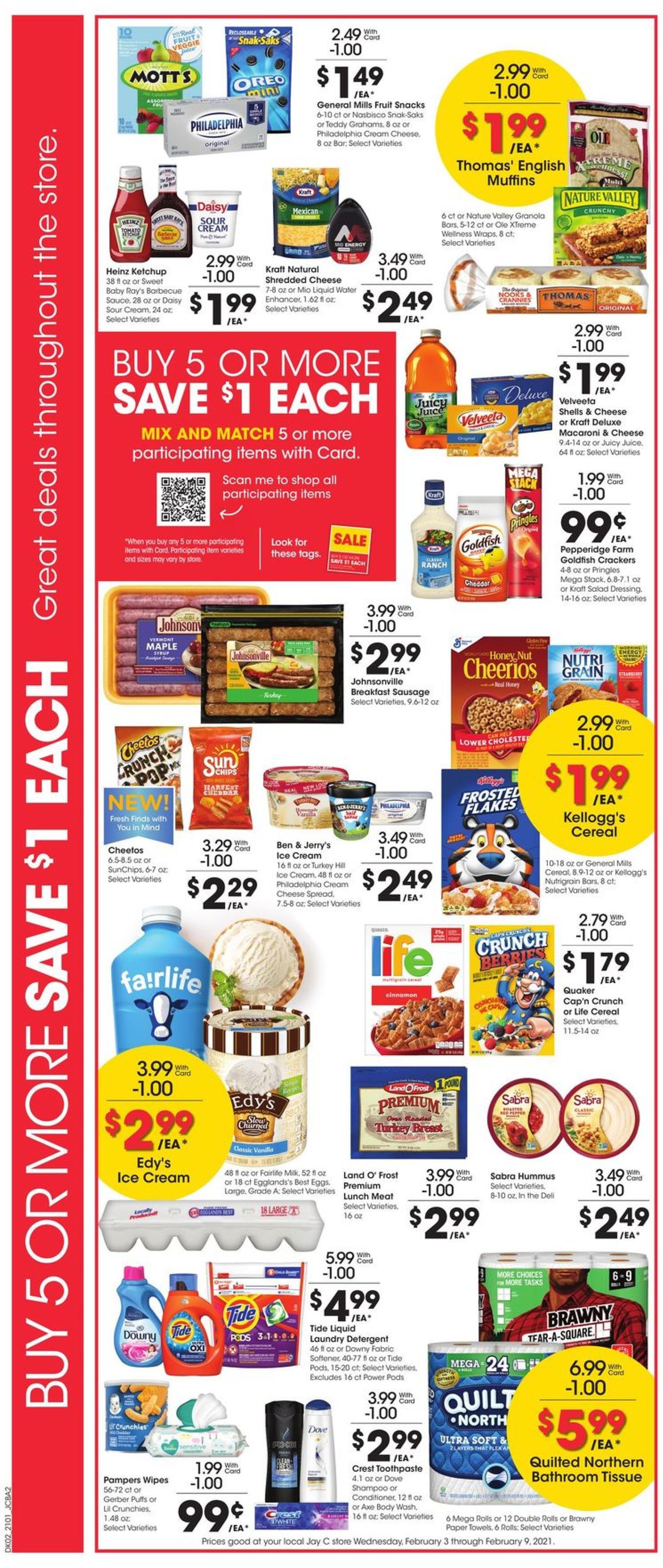 Jay C Food Stores Ad from 02/03/2021