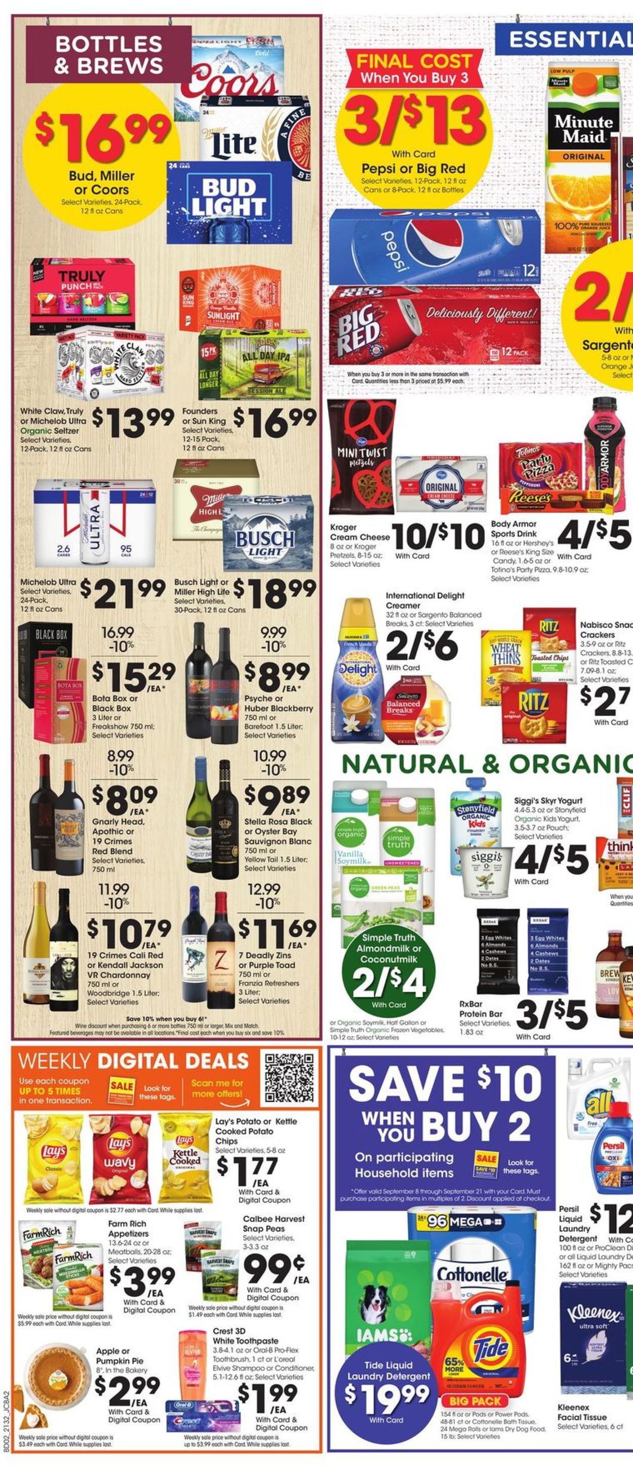 Jay C Food Stores Ad from 09/08/2021