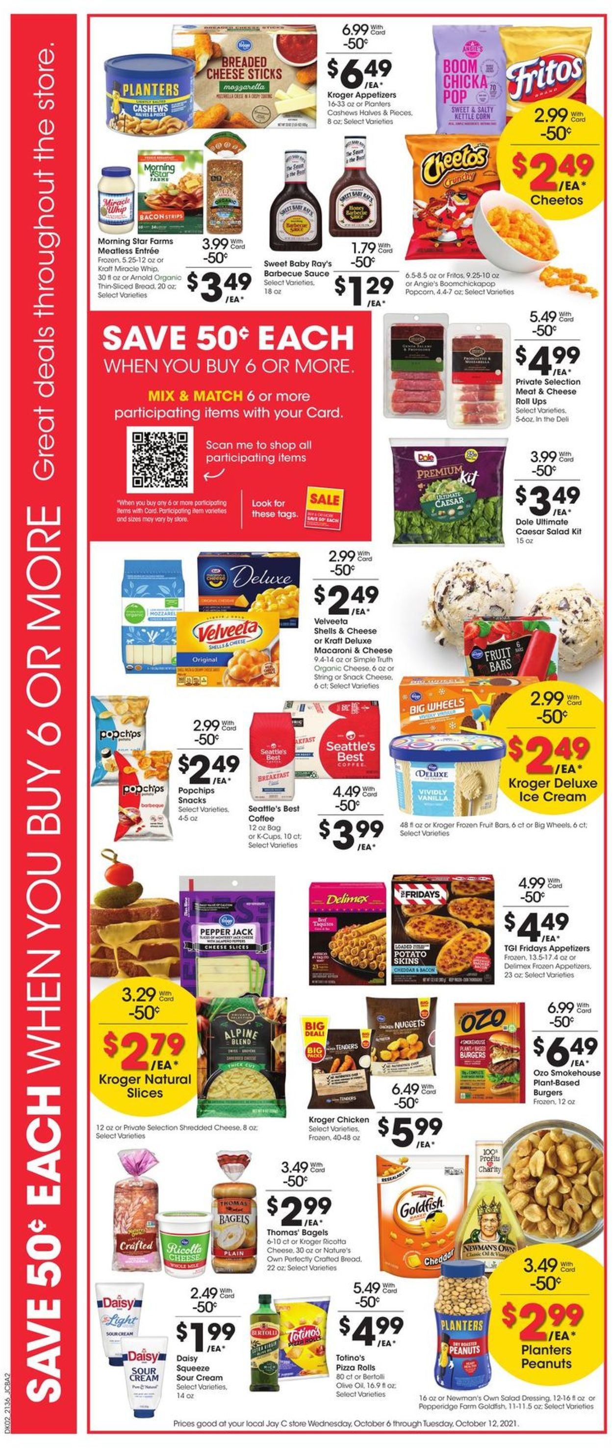 Jay C Food Stores Ad from 10/06/2021