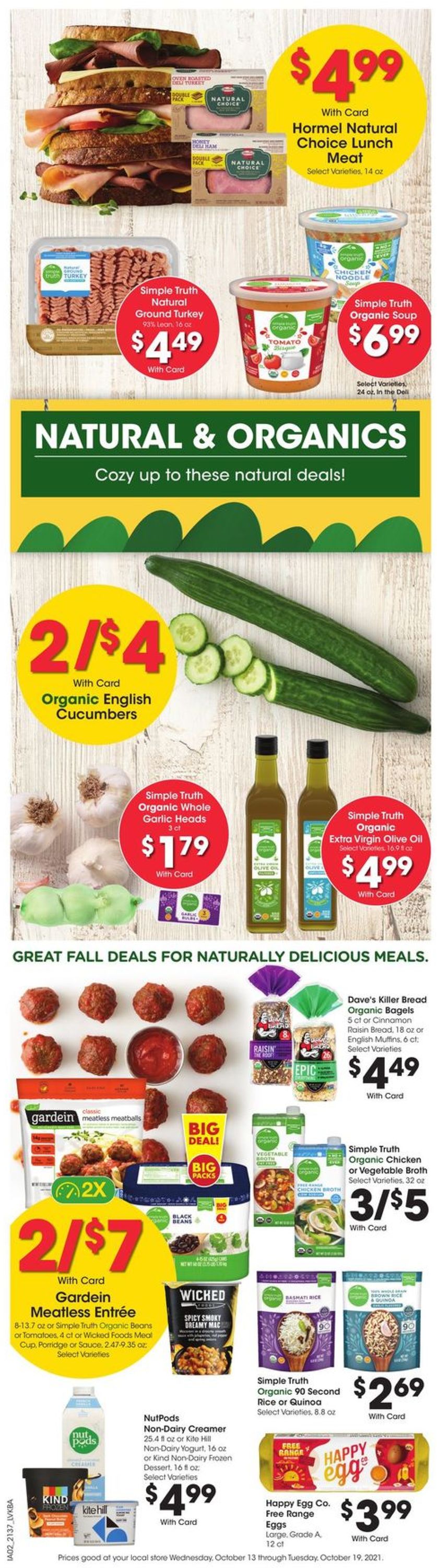 Jay C Food Stores Ad from 10/13/2021