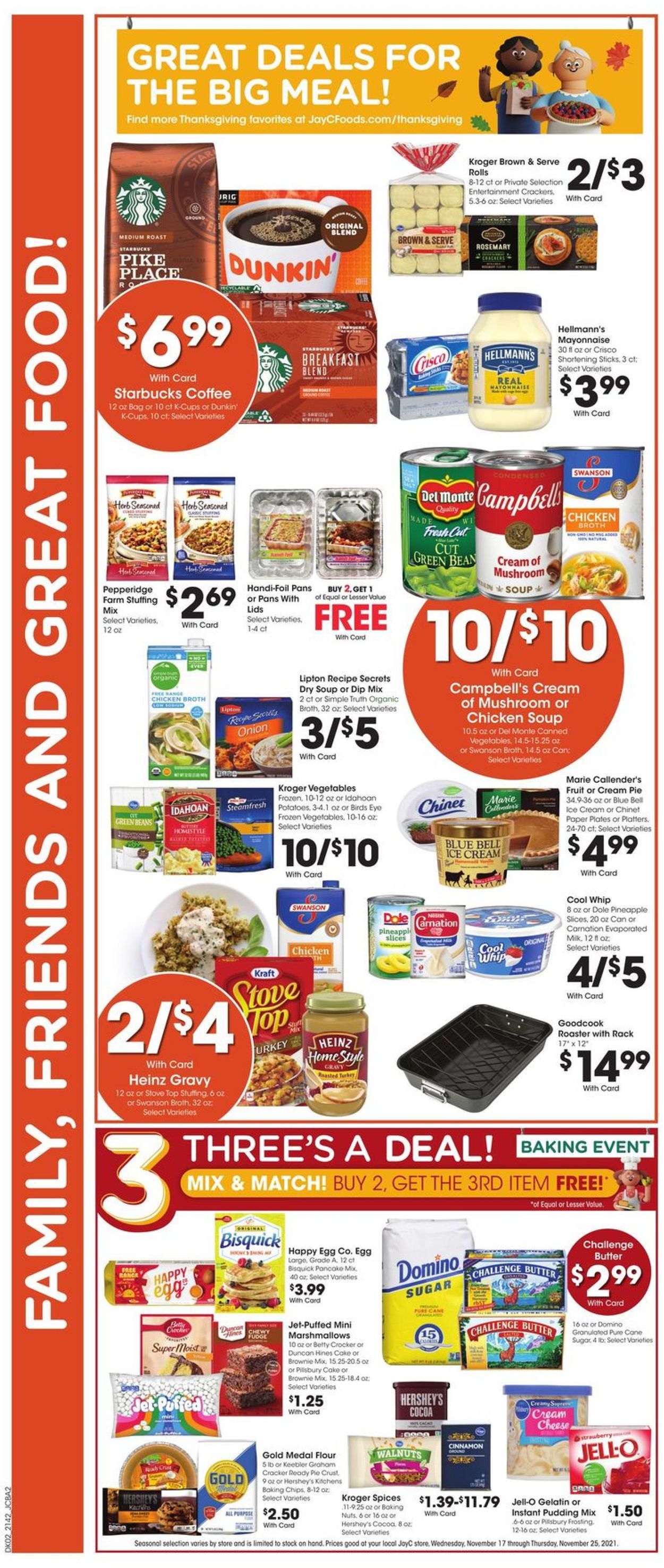 Jay C Food Stores Ad from 11/17/2021