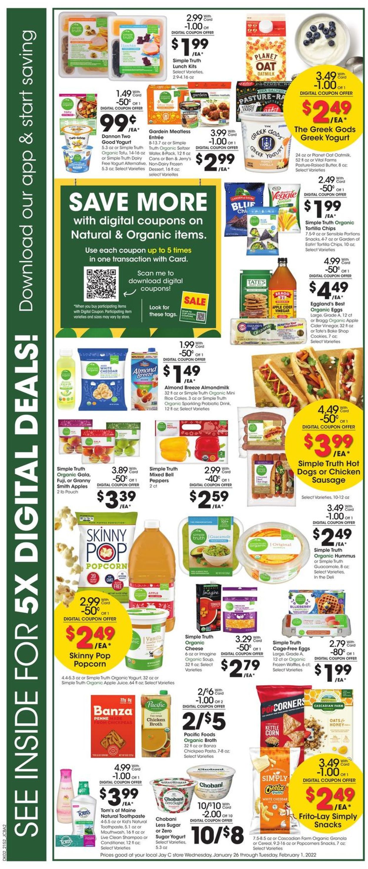 Jay C Food Stores Ad from 01/26/2022