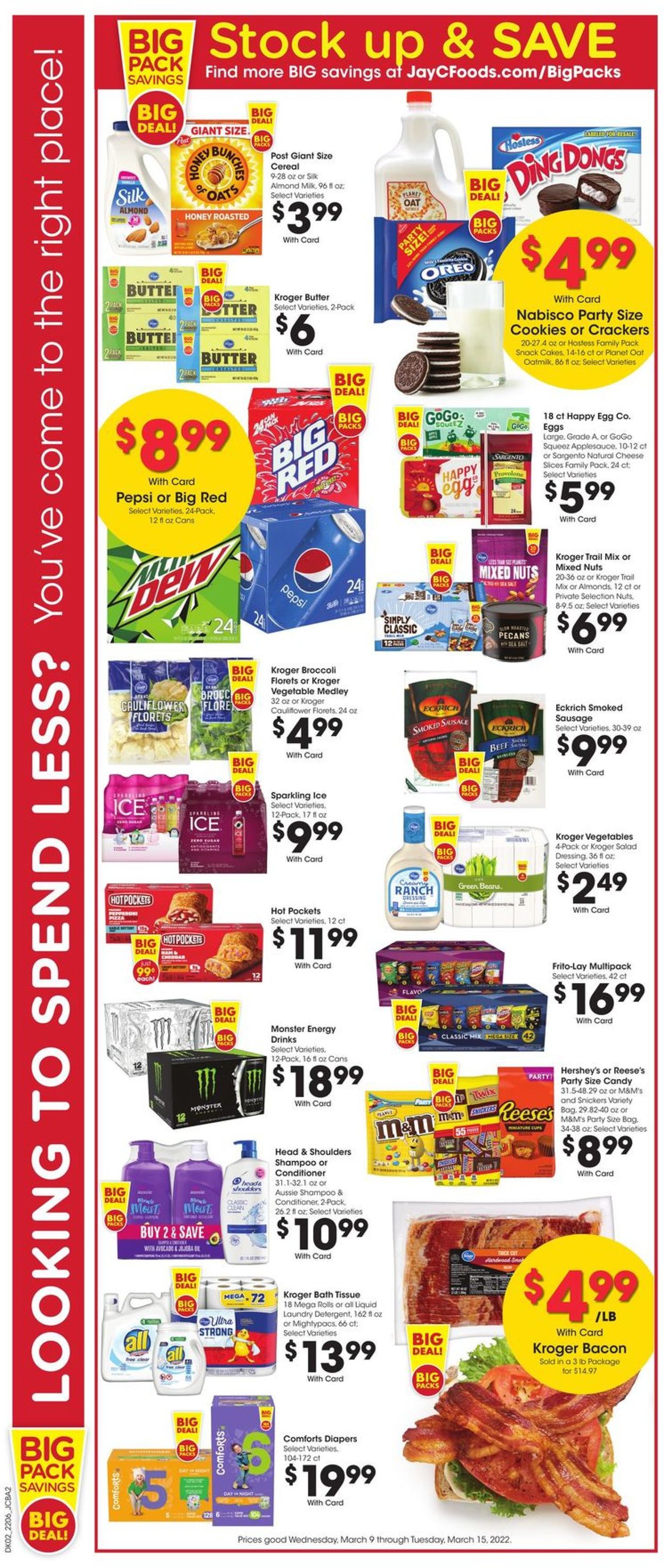 Jay C Food Stores Ad from 03/09/2022
