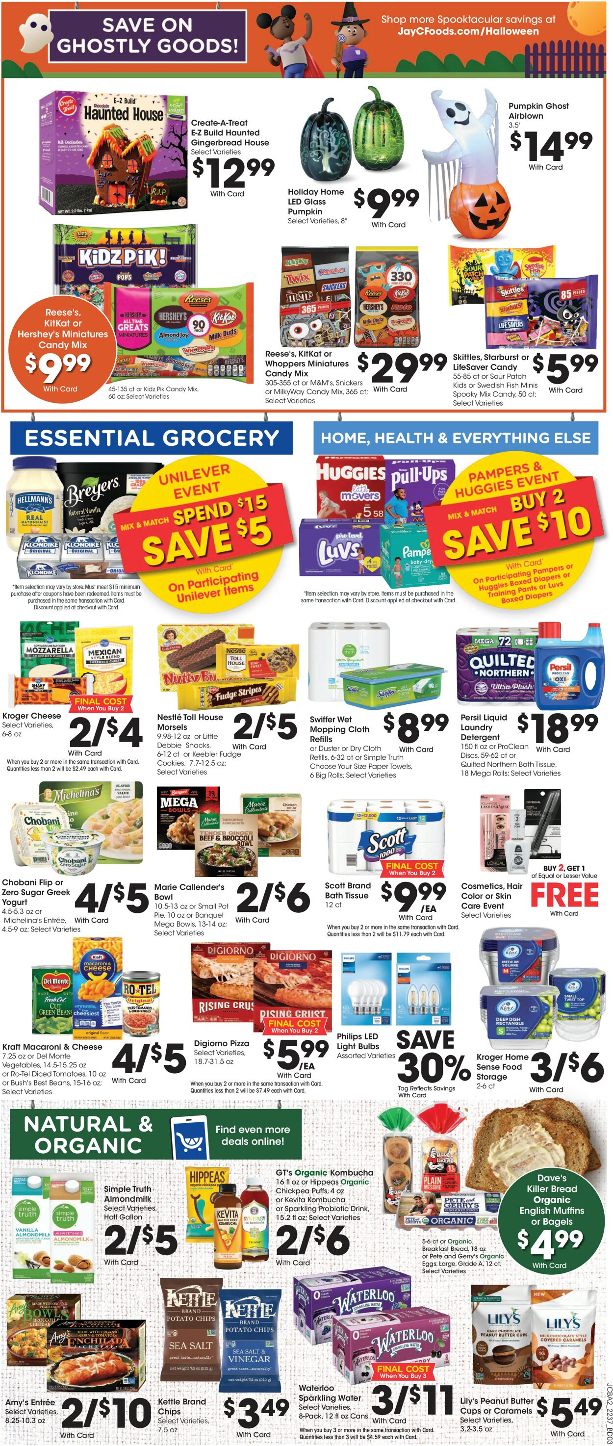 Jay C Food Stores Ad from 10/12/2022