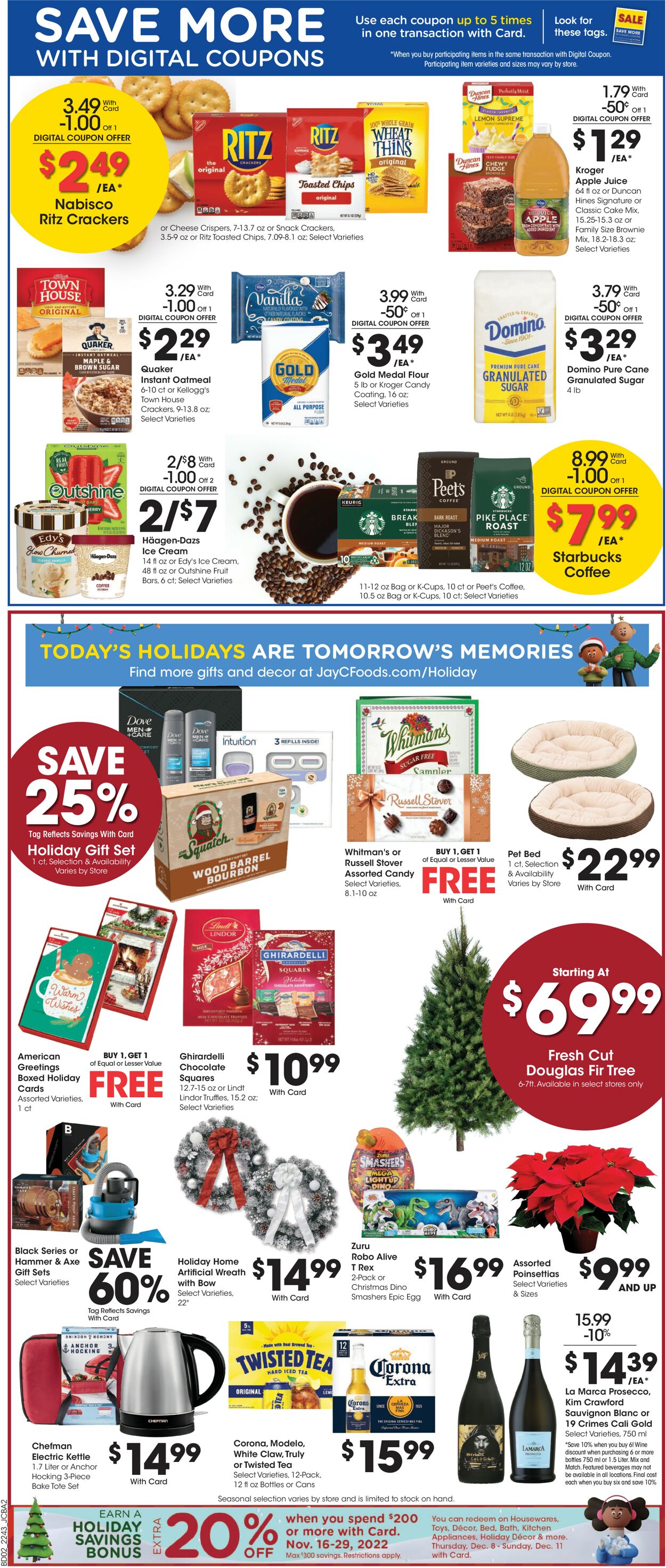 Jay C Food Stores Ad from 11/25/2022