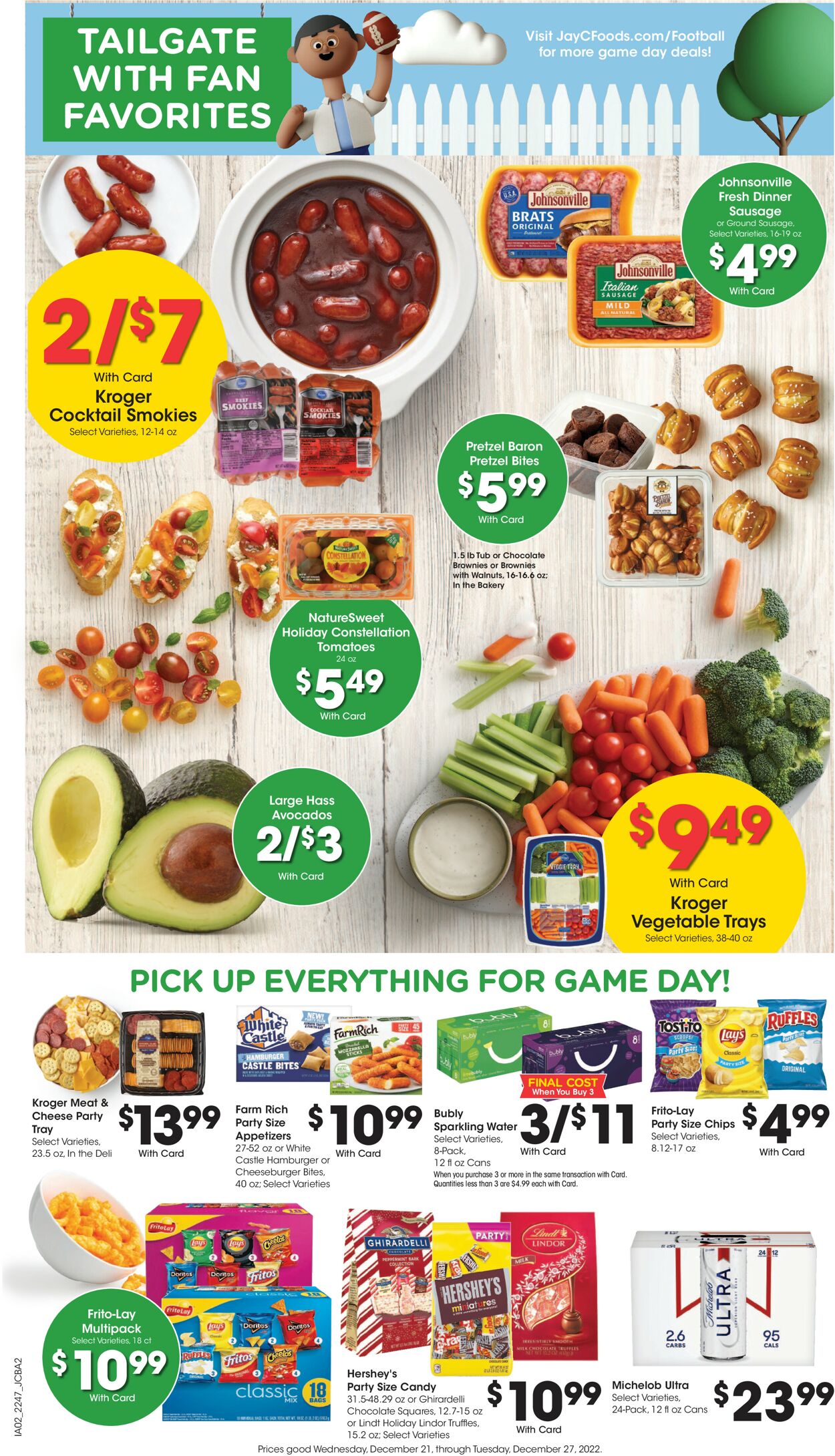 Jay C Food Stores Ad from 12/21/2022