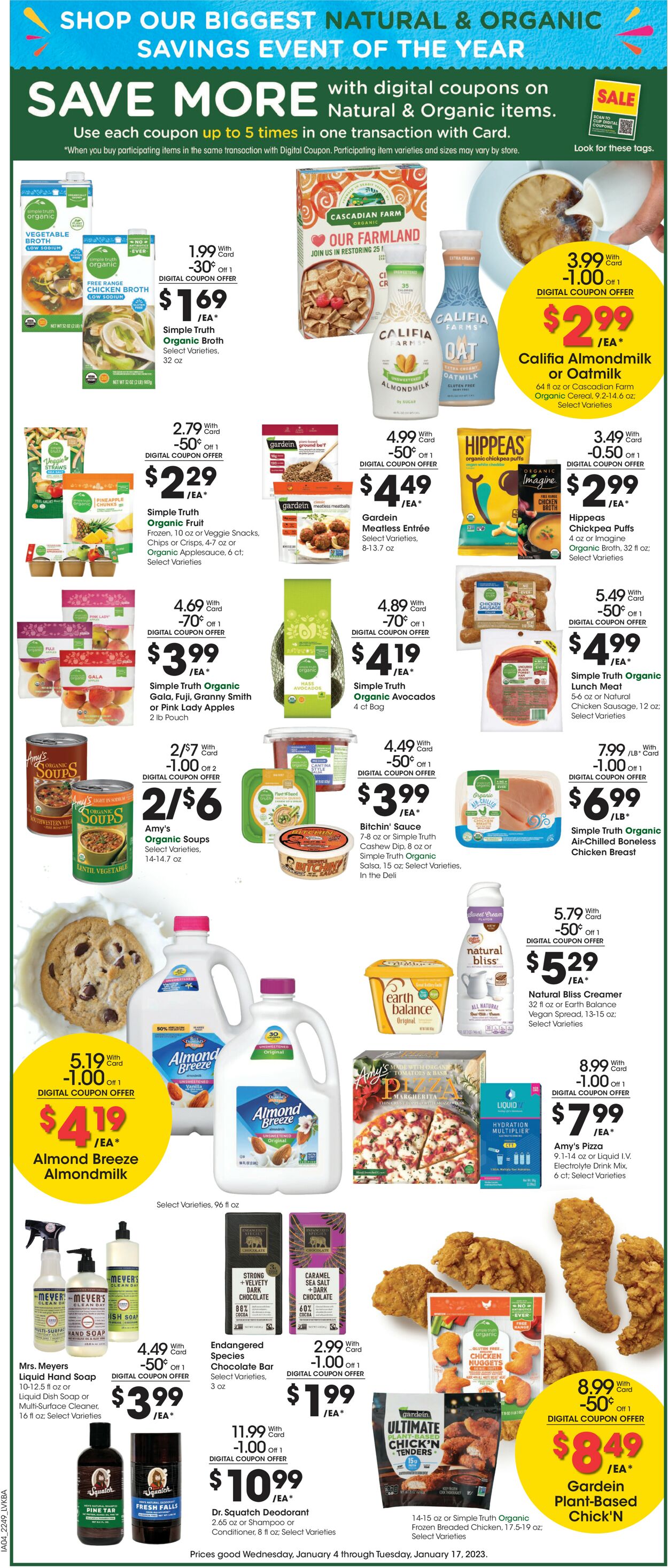 Jay C Food Stores Ad from 01/04/2023