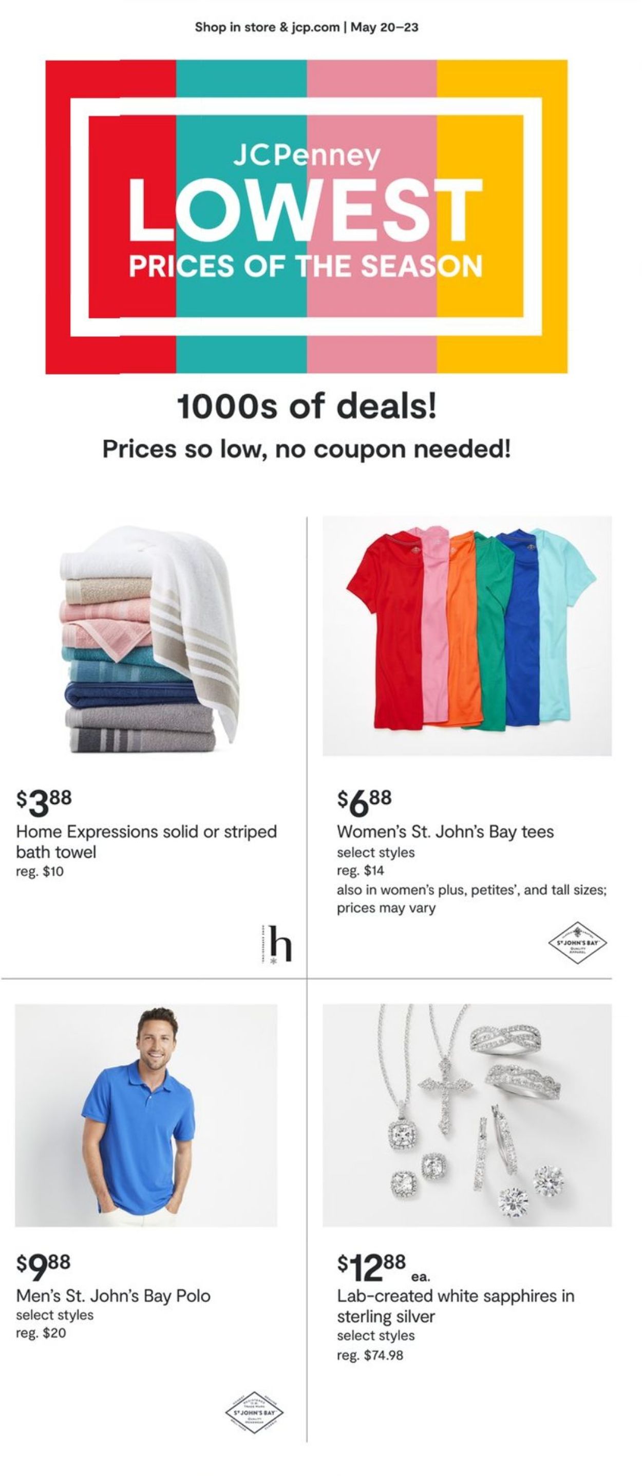 JCPenney Ad from 05/20/2021