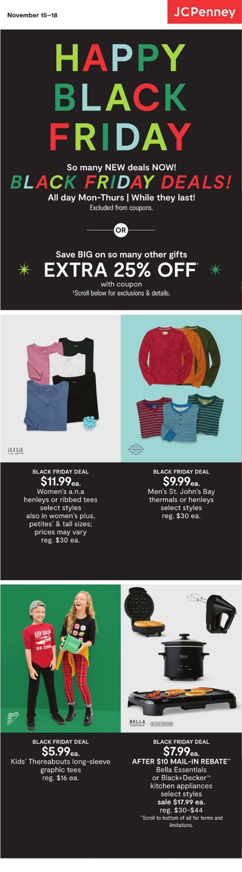 JCPenney Ad from 11/15/2021