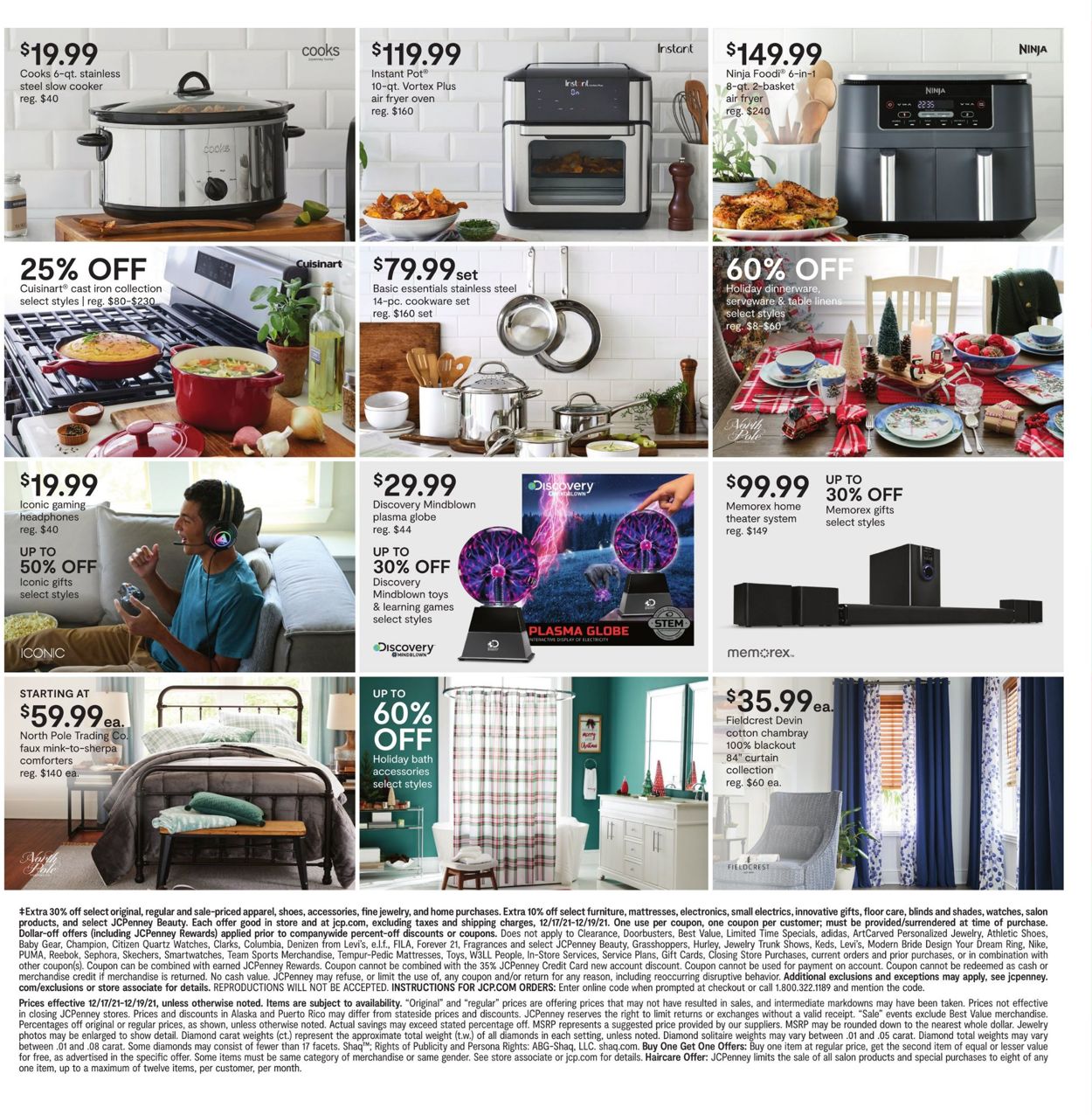 JCPenney Ad from 12/17/2021