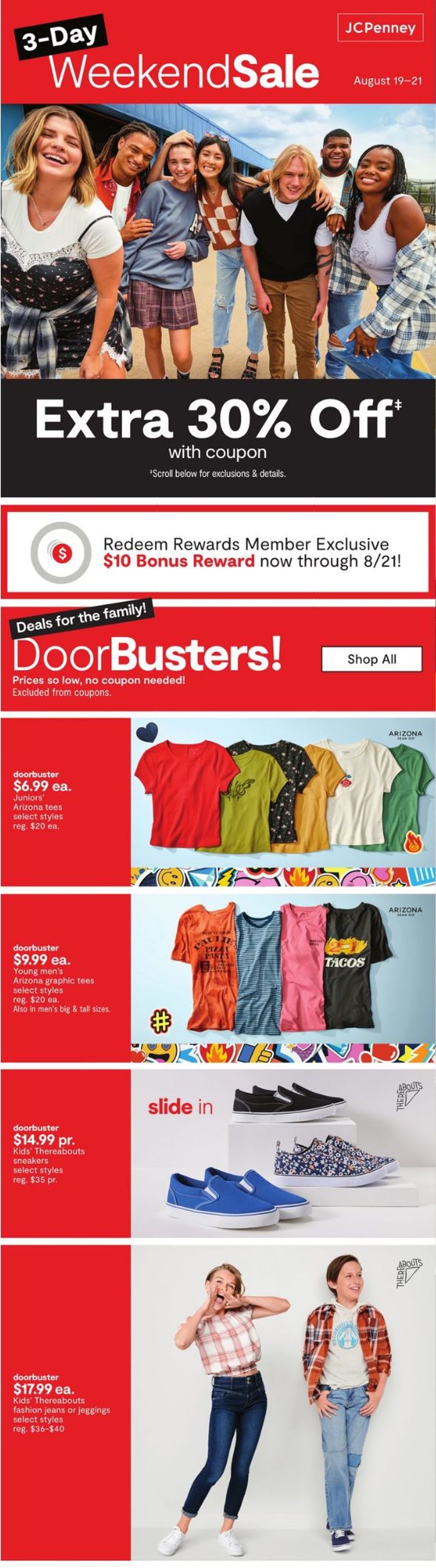 JCPenney Ad from 08/19/2022