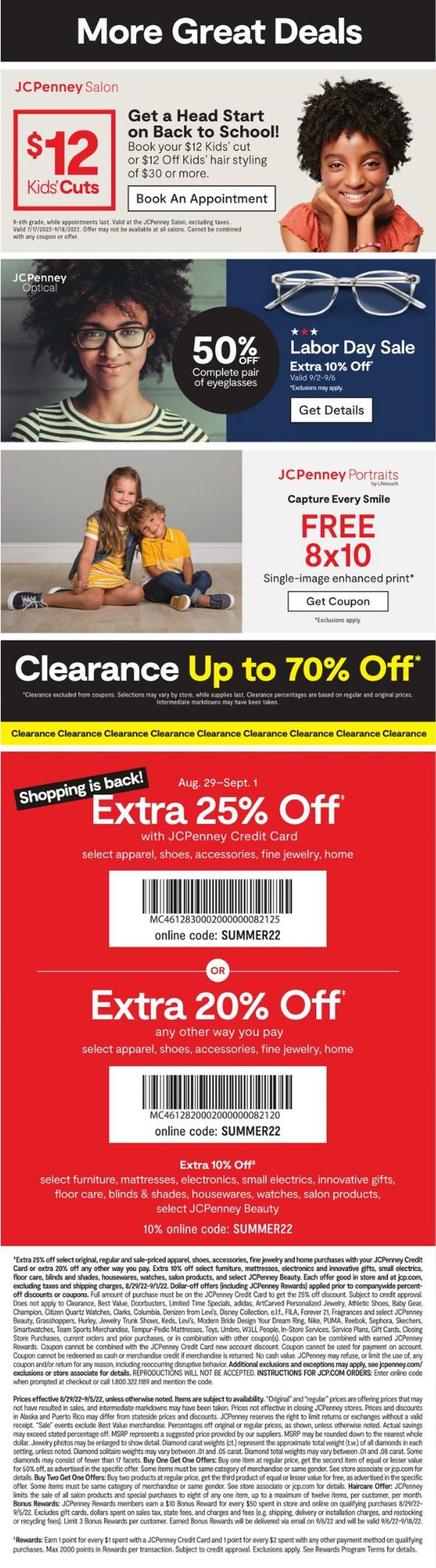 JCPenney Ad from 08/29/2022