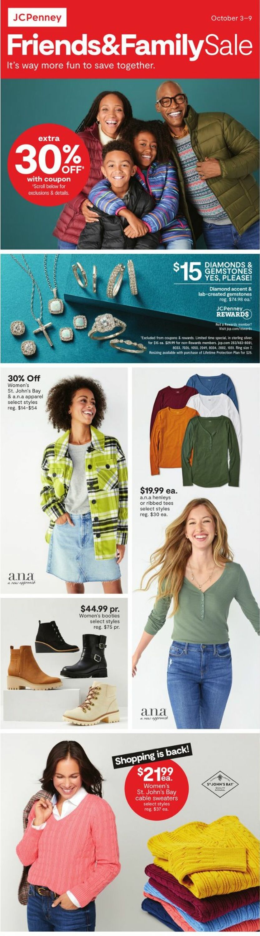 JCPenney Ad from 10/03/2022