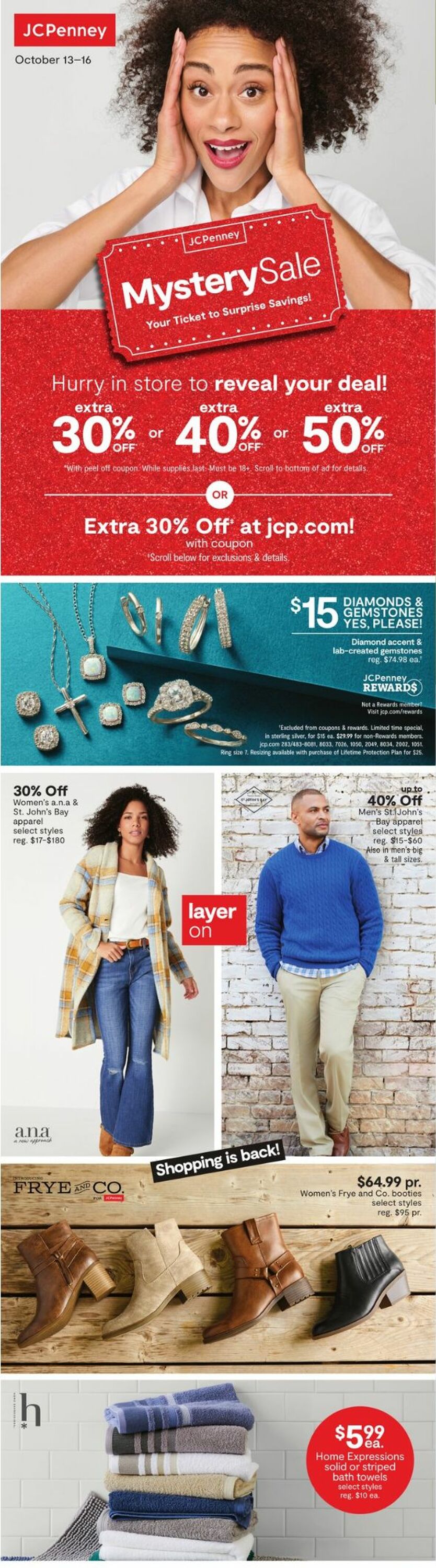 JCPenney Ad from 10/13/2022