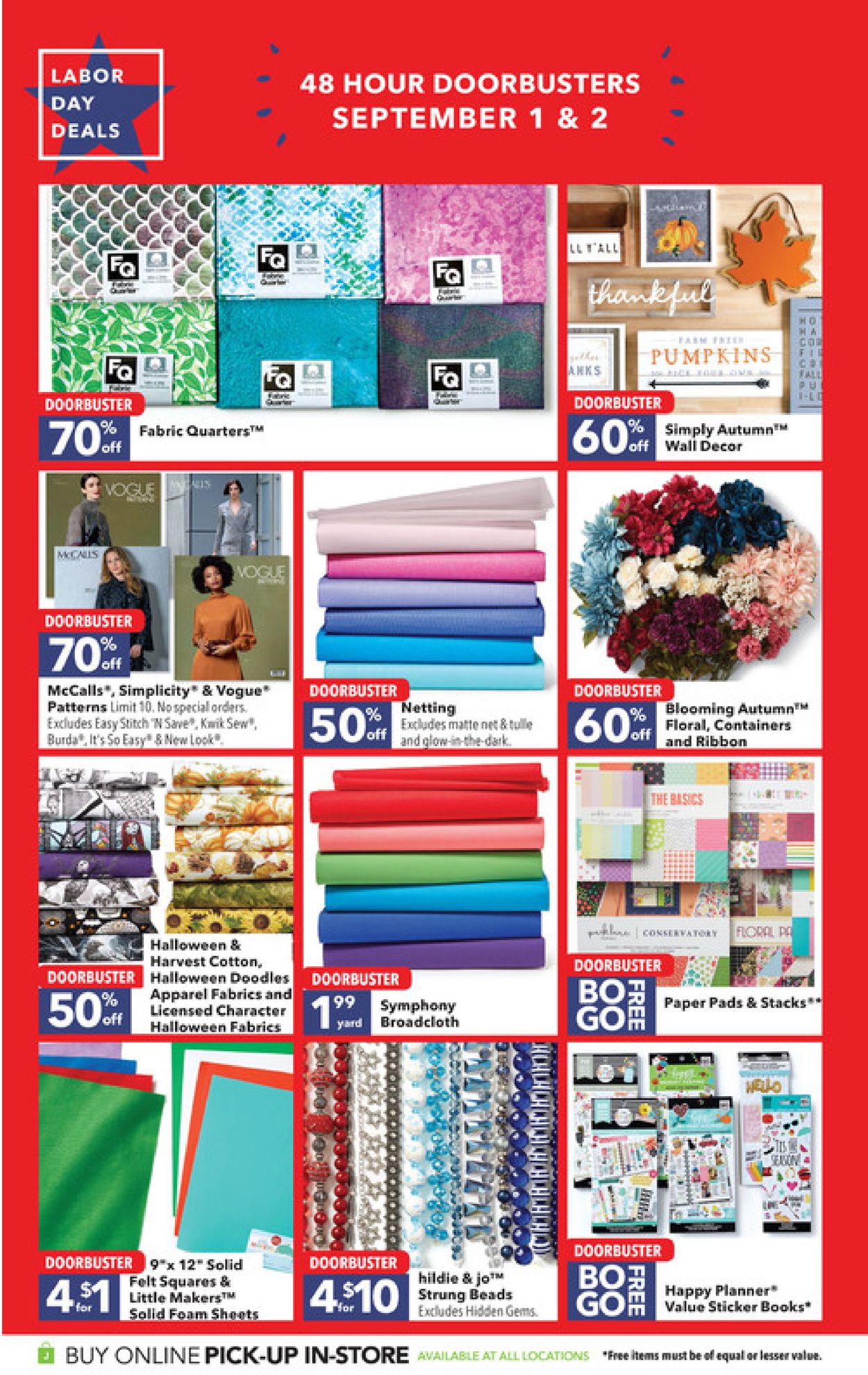 Jo-Ann Ad from 08/29/2019