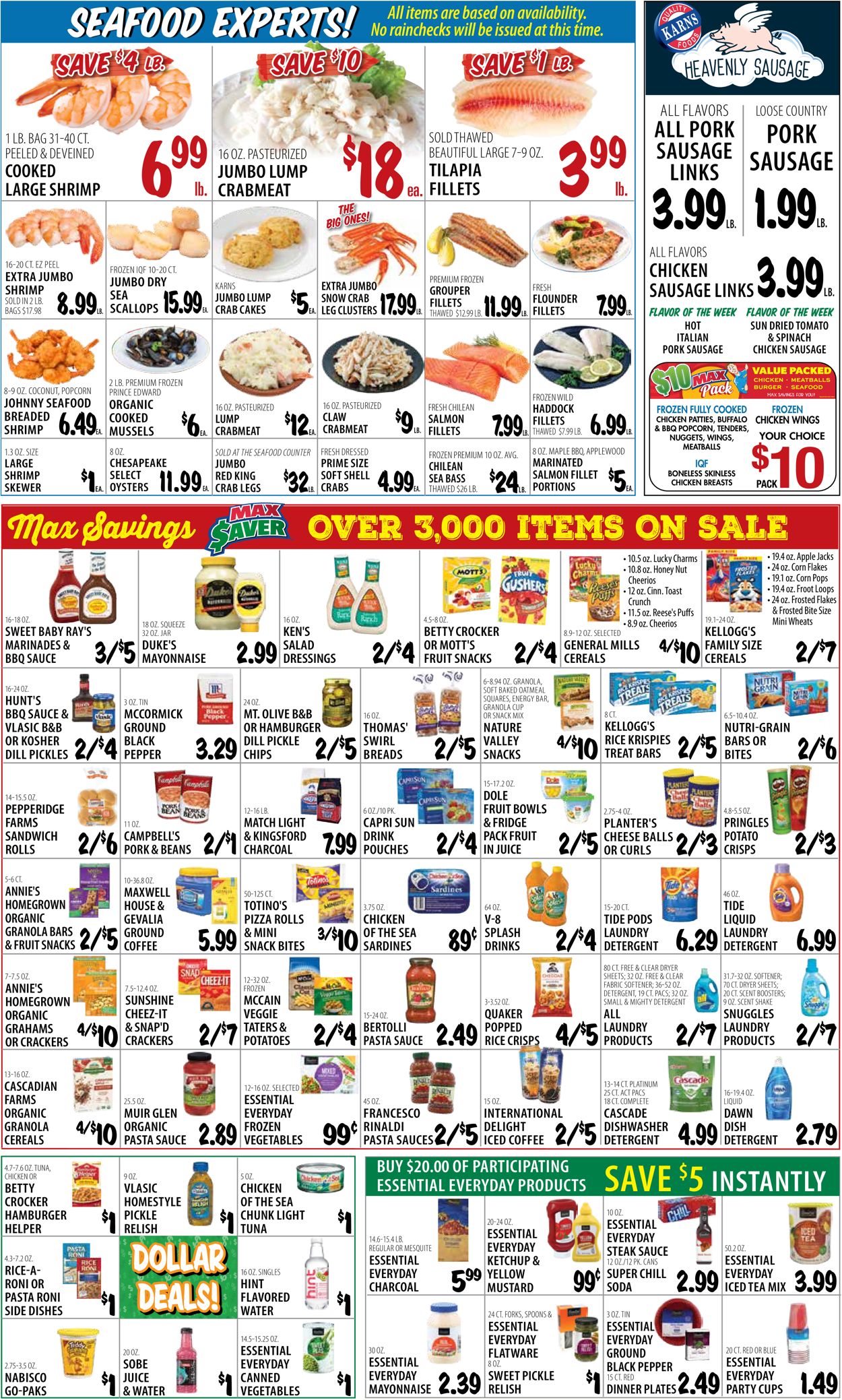 Karns Quality Foods Ad from 08/25/2020