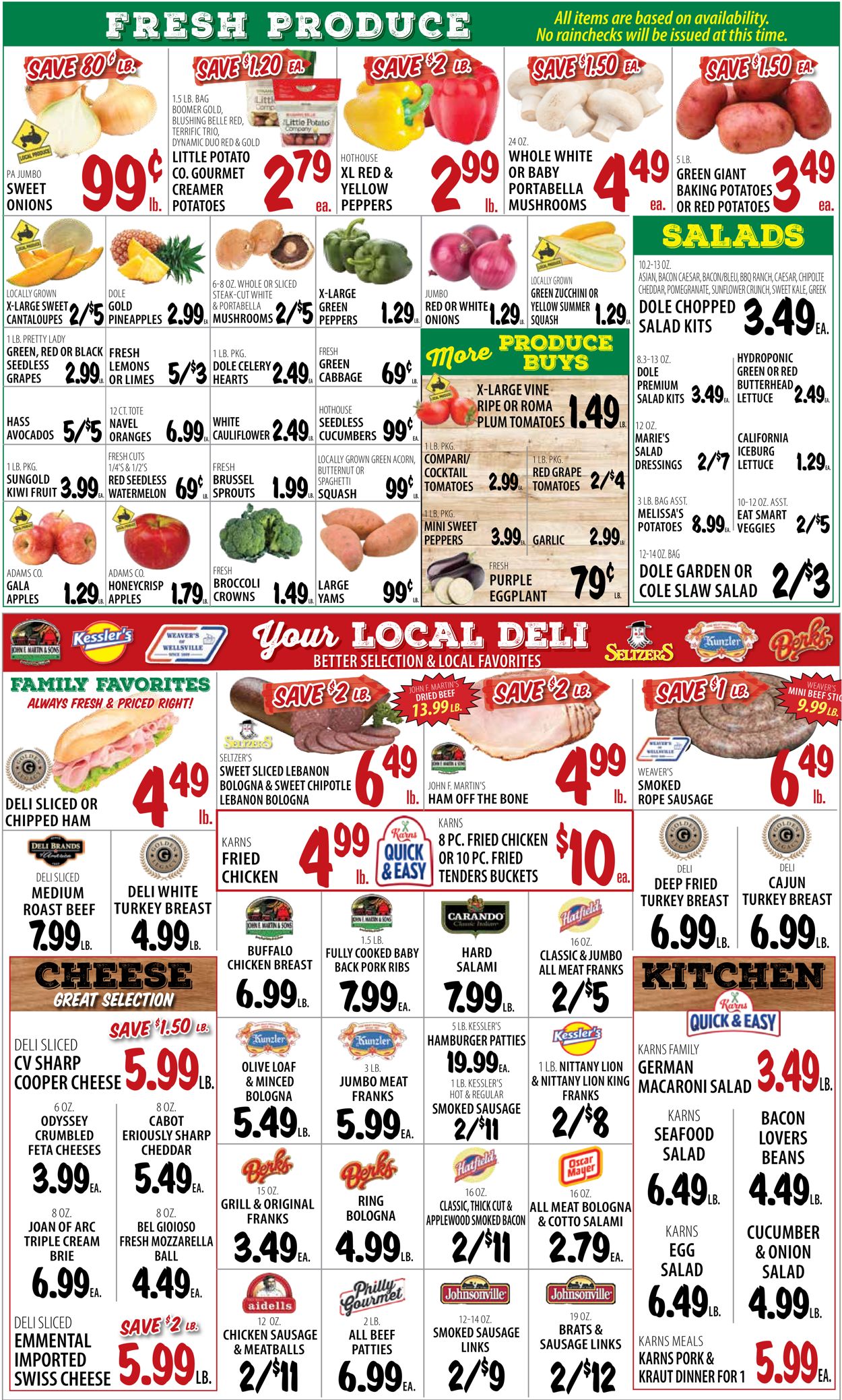 Karns Quality Foods Ad from 09/01/2020