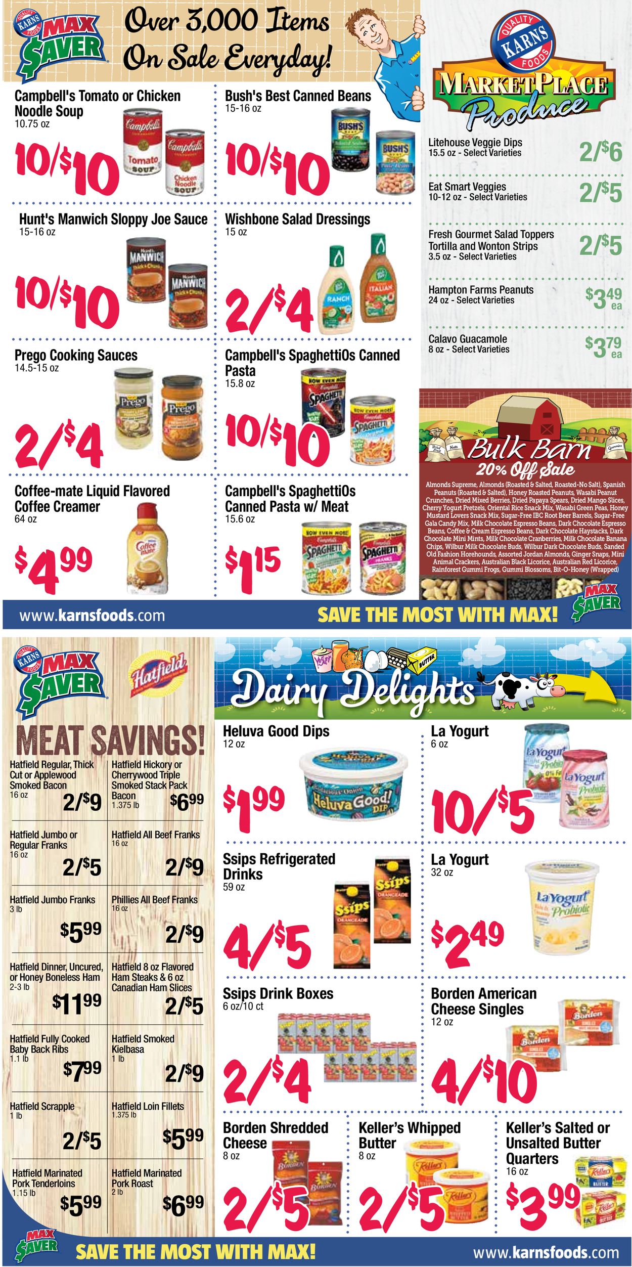 Karns Quality Foods Ad from 10/06/2020