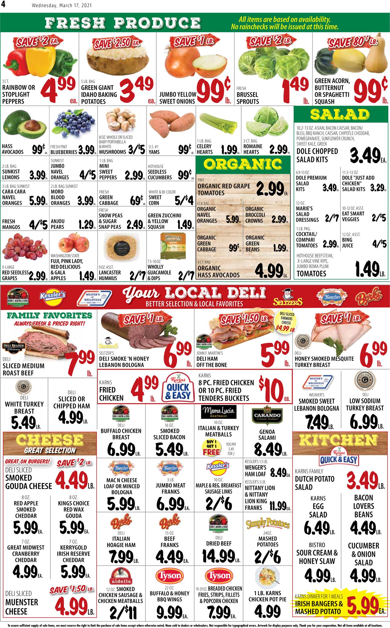 Karns Quality Foods Ad from 03/16/2021