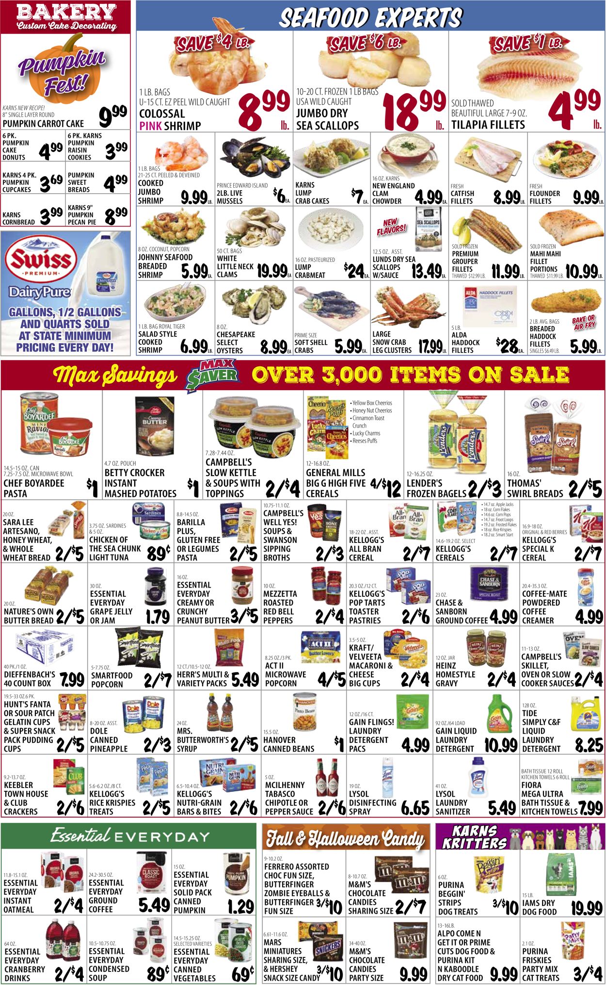 Karns Quality Foods Ad from 10/12/2021