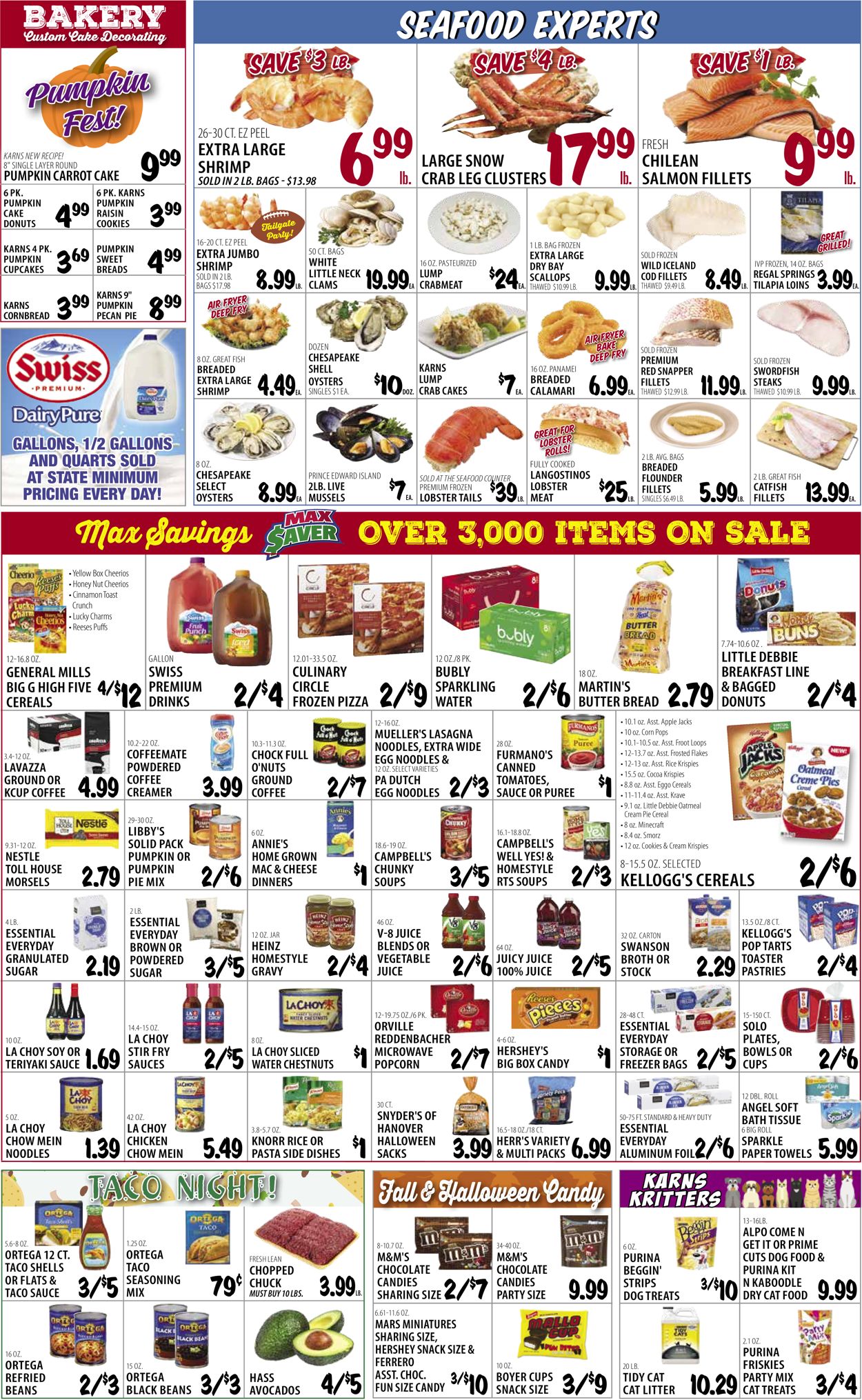 Karns Quality Foods Ad from 10/19/2021