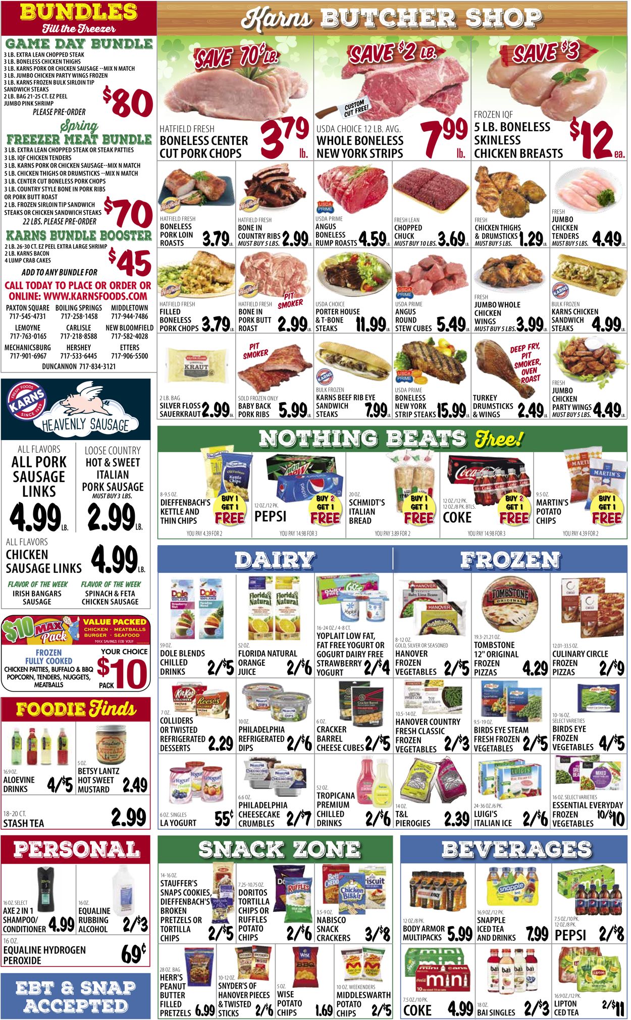 Karns Quality Foods Ad from 03/08/2022