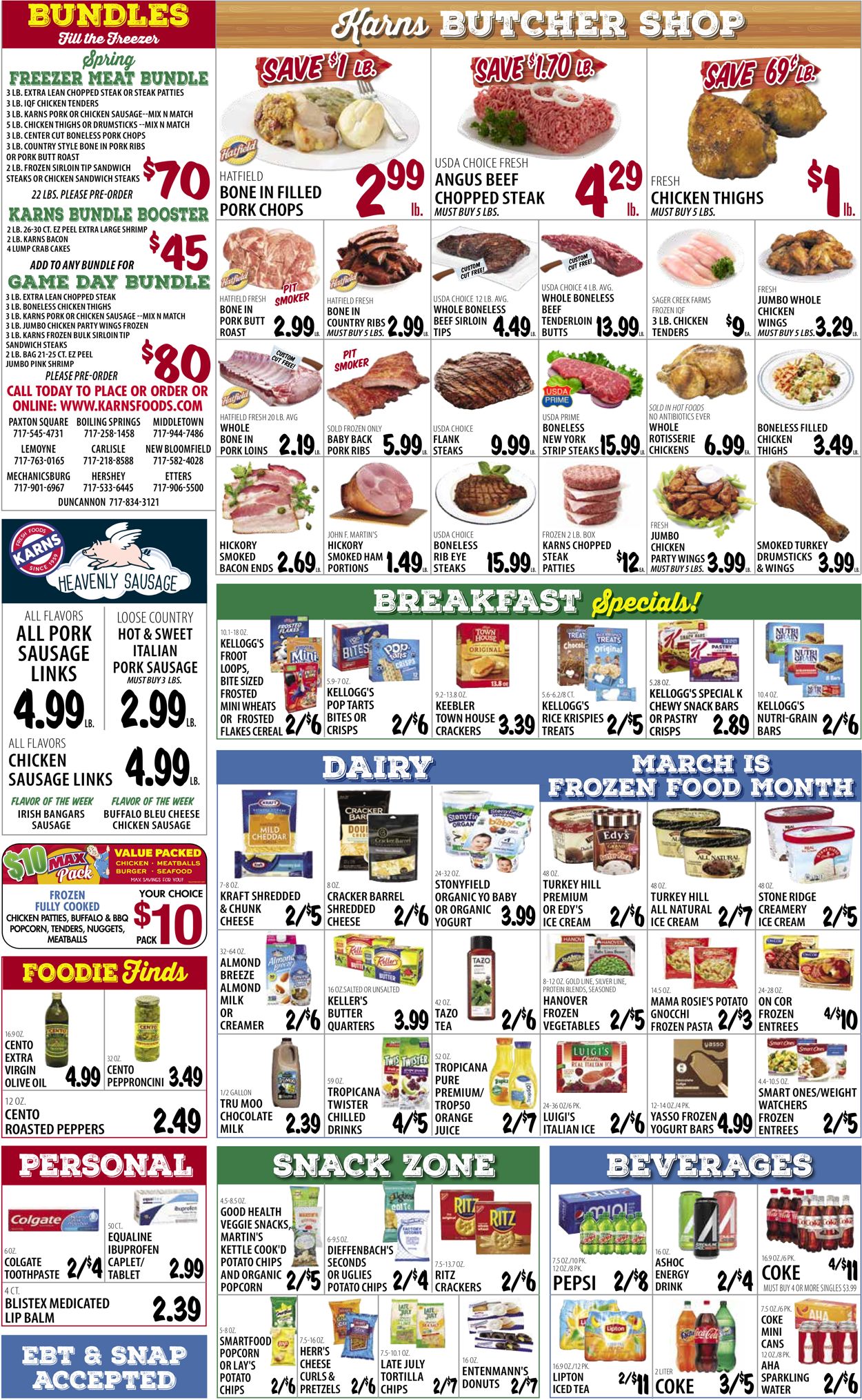 Karns Quality Foods Ad from 03/15/2022