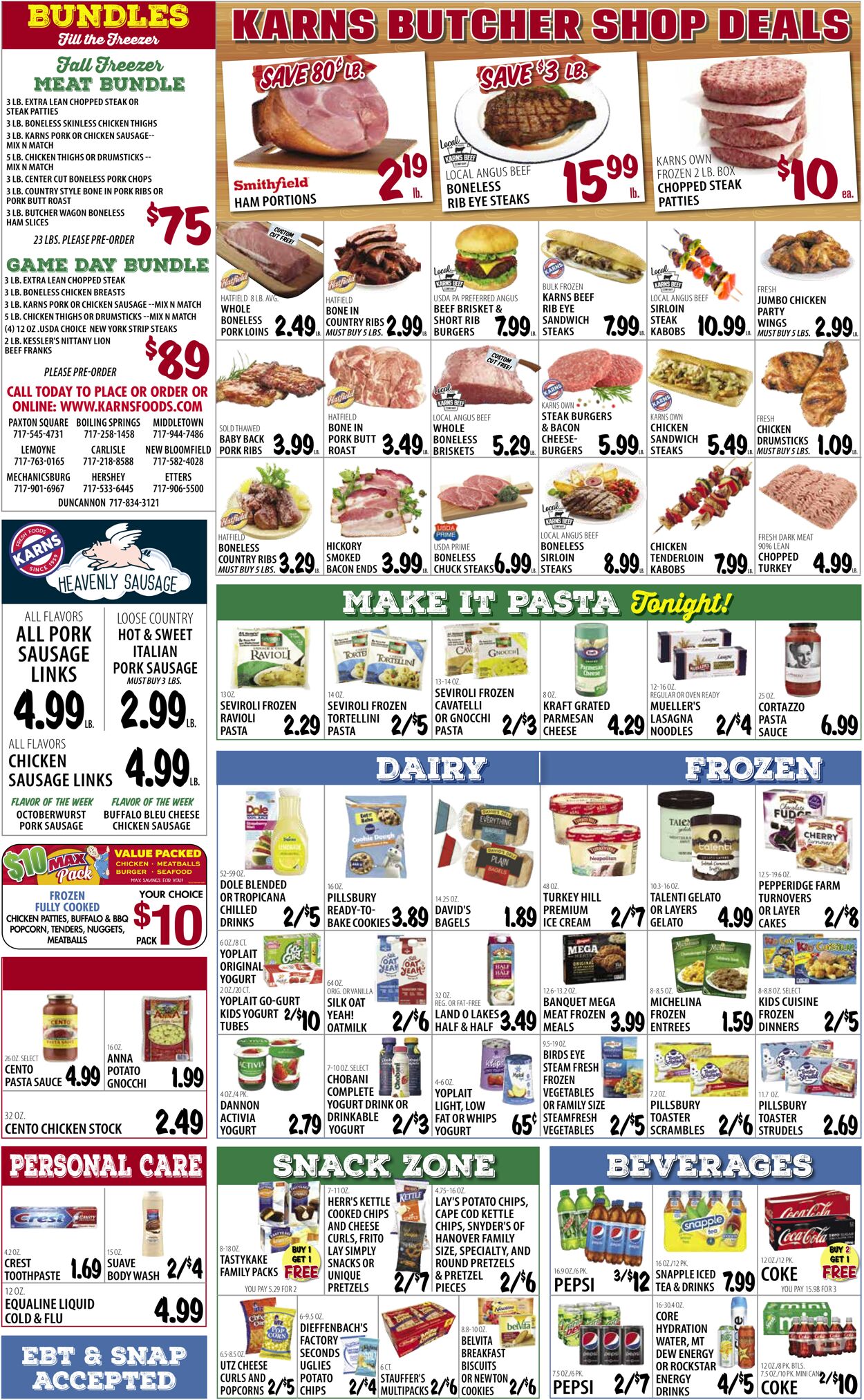 Karns Quality Foods Ad from 09/20/2022