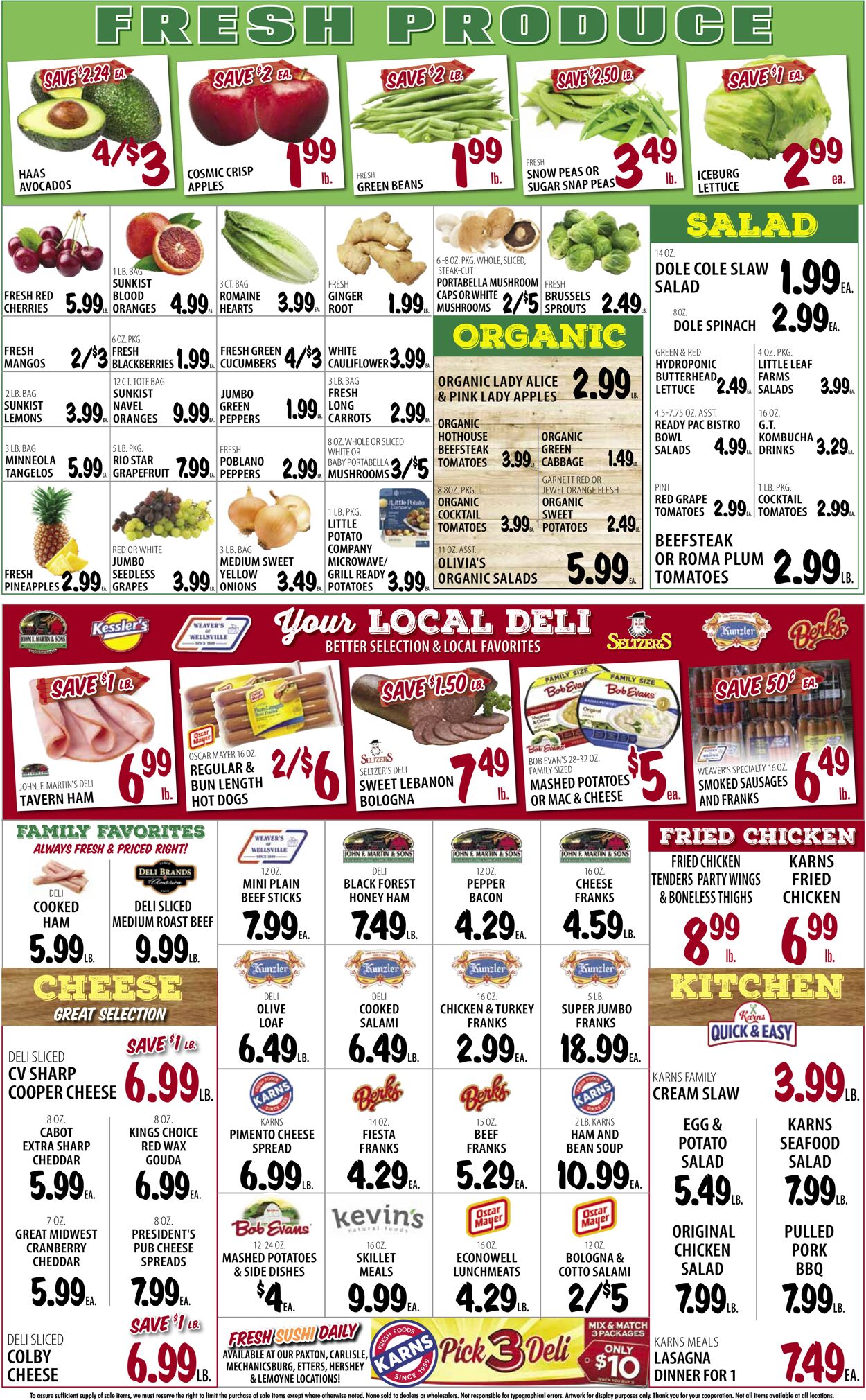 Karns Quality Foods Ad from 01/10/2023