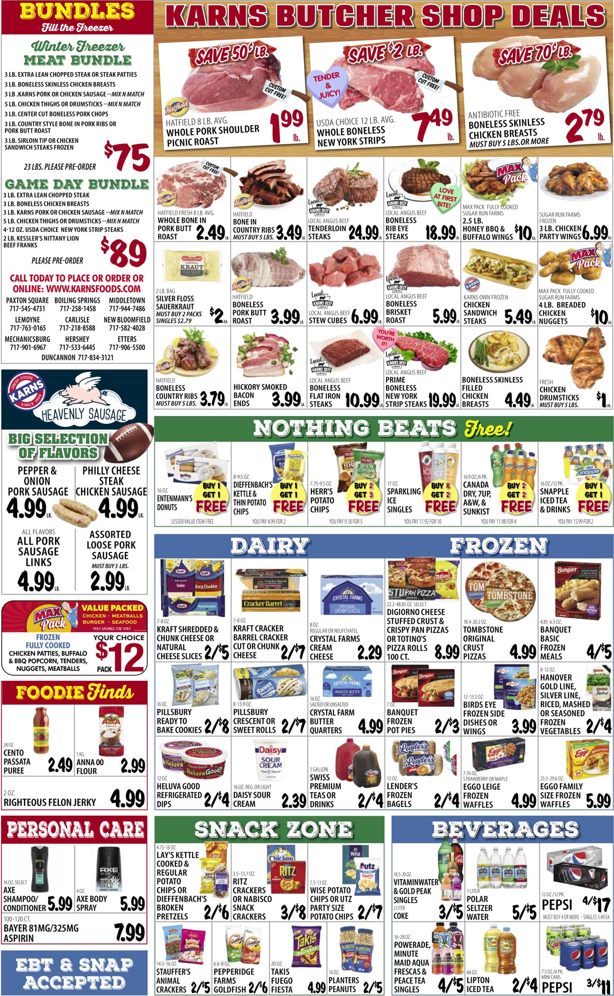 Karns Quality Foods Ad from 02/07/2023
