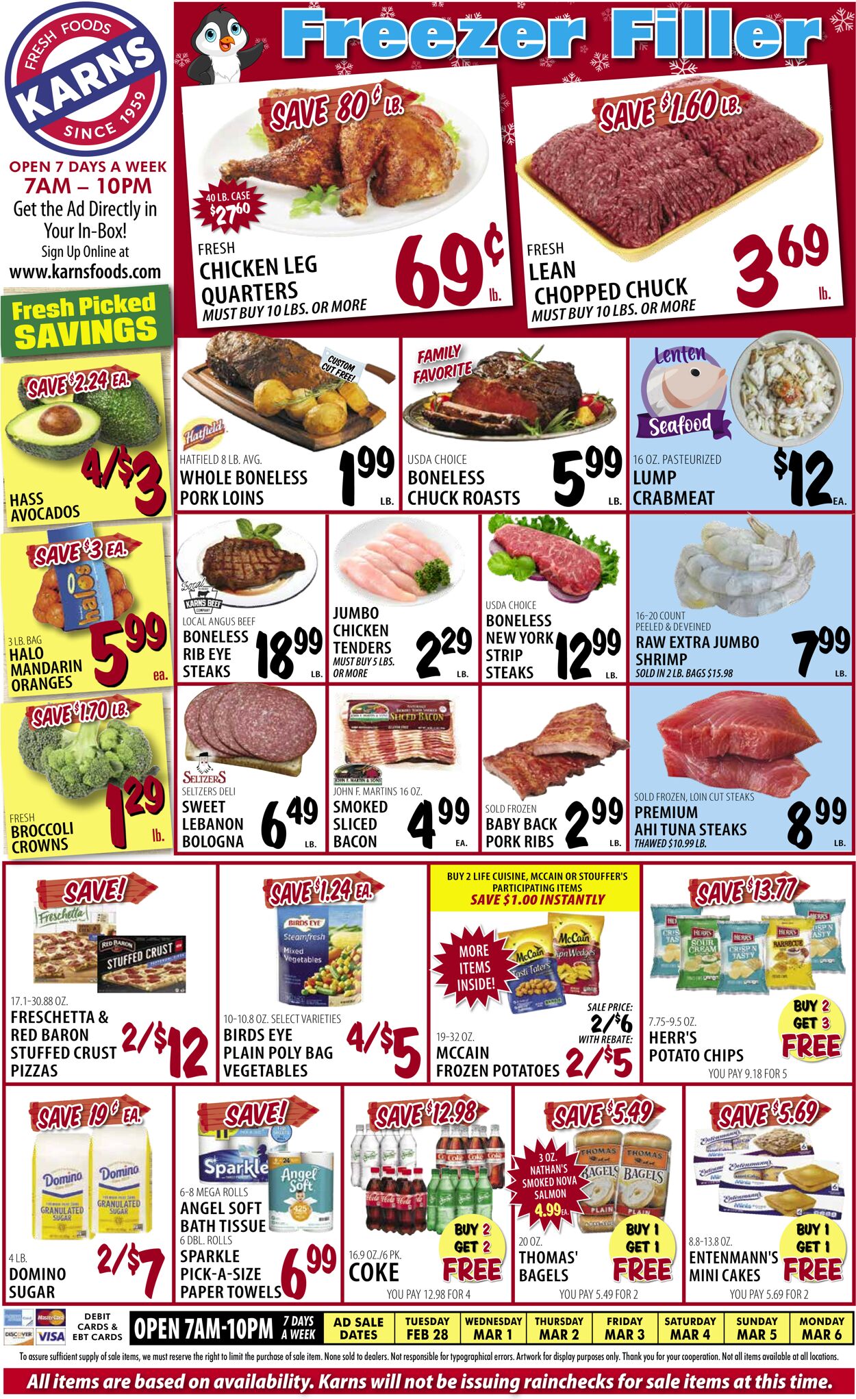 Karns Quality Foods Ad from 02/28/2023