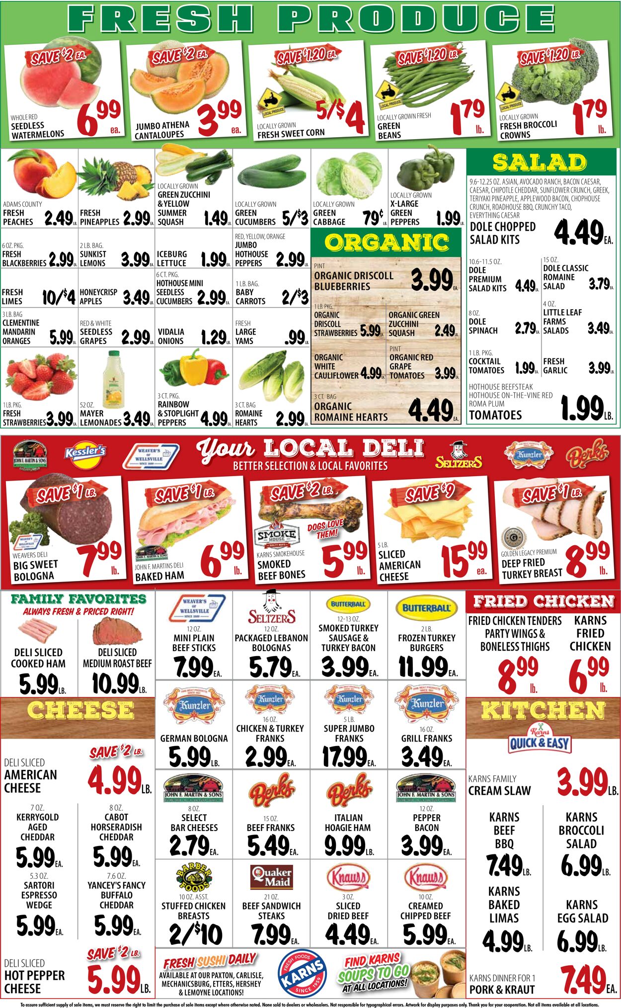 Karns Quality Foods Ad from 07/11/2023