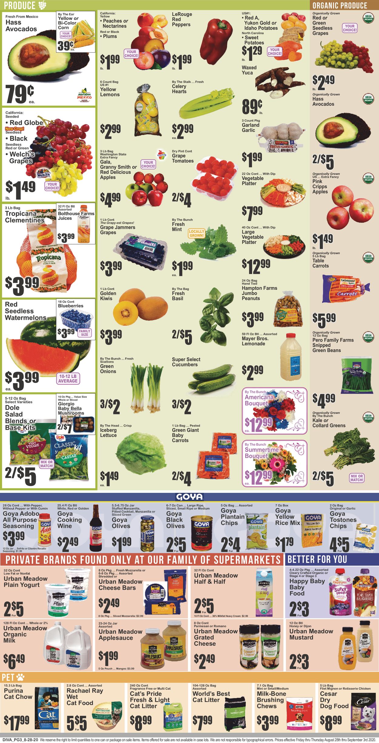 Key Food Ad from 08/28/2020
