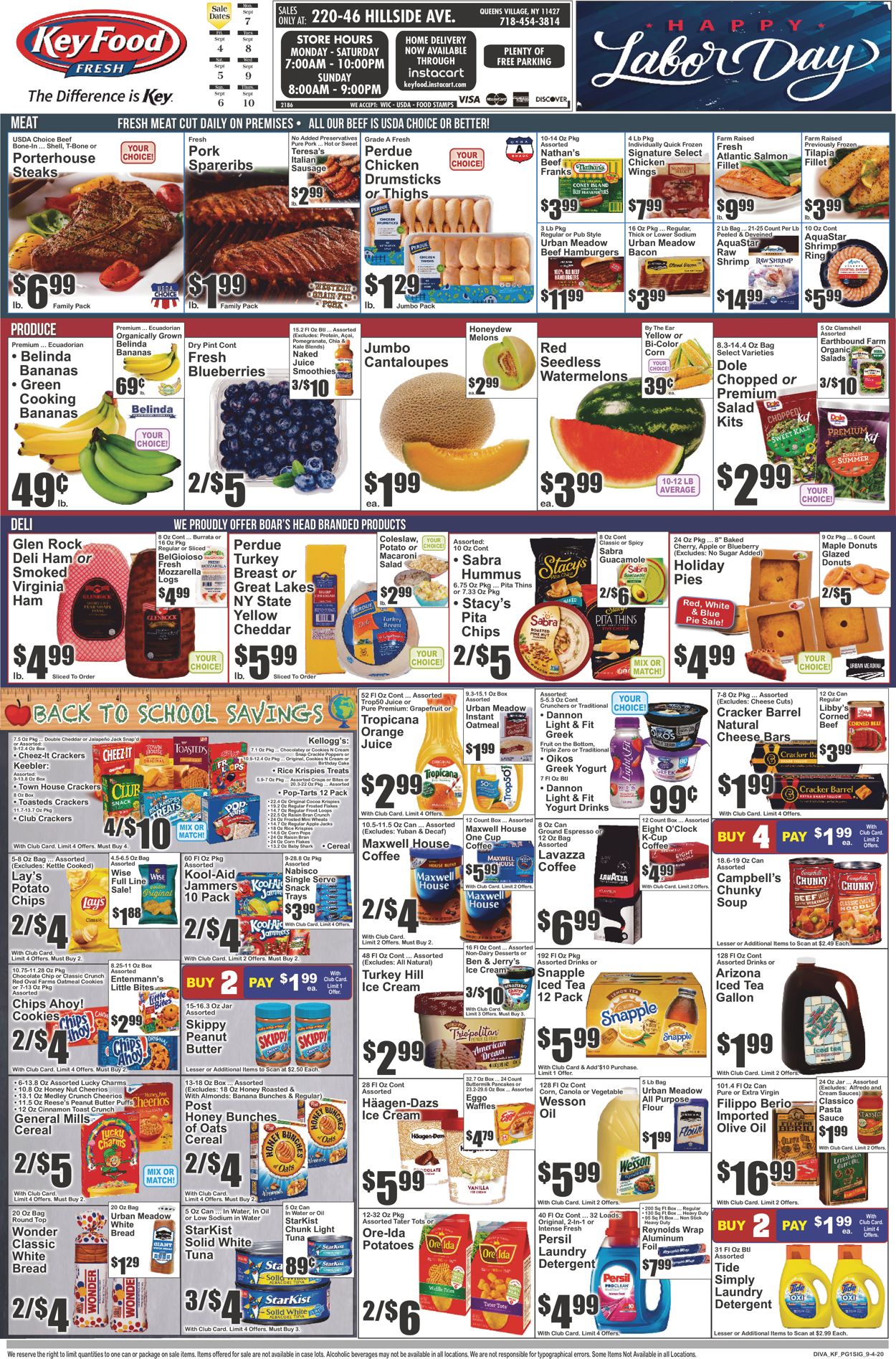 Key Food Ad from 09/04/2020