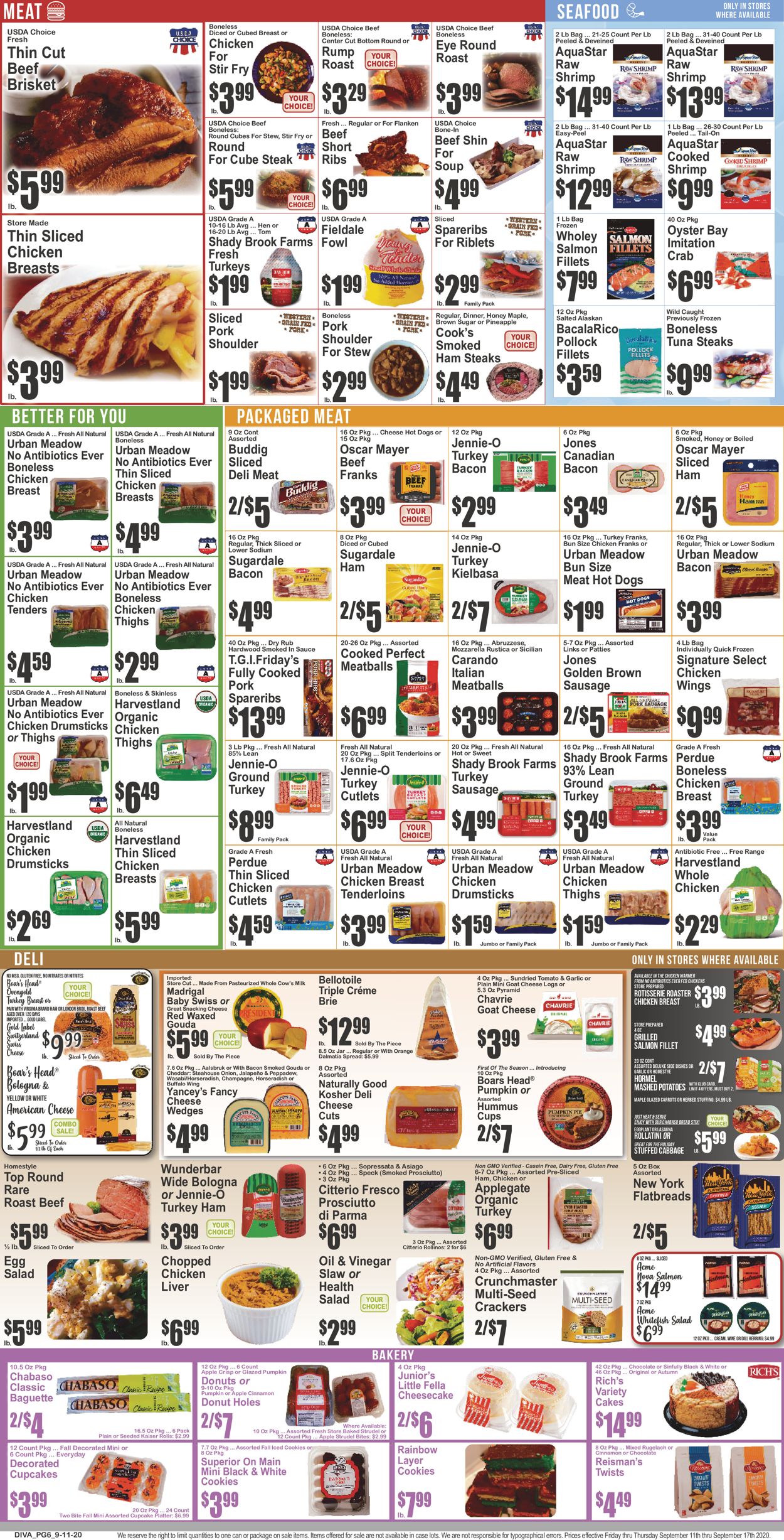 Key Food Ad from 09/11/2020