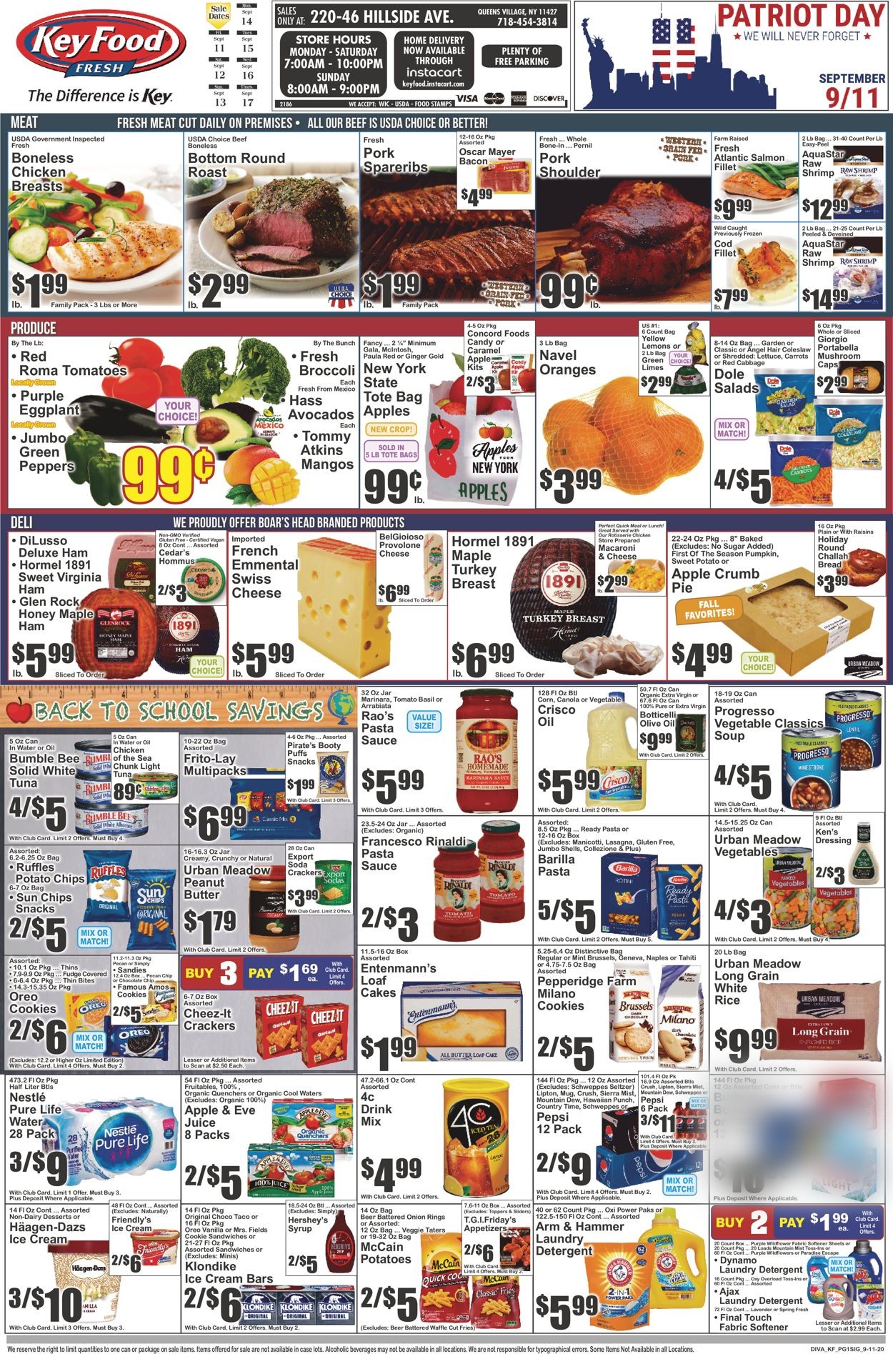 Key Food Ad from 09/11/2020